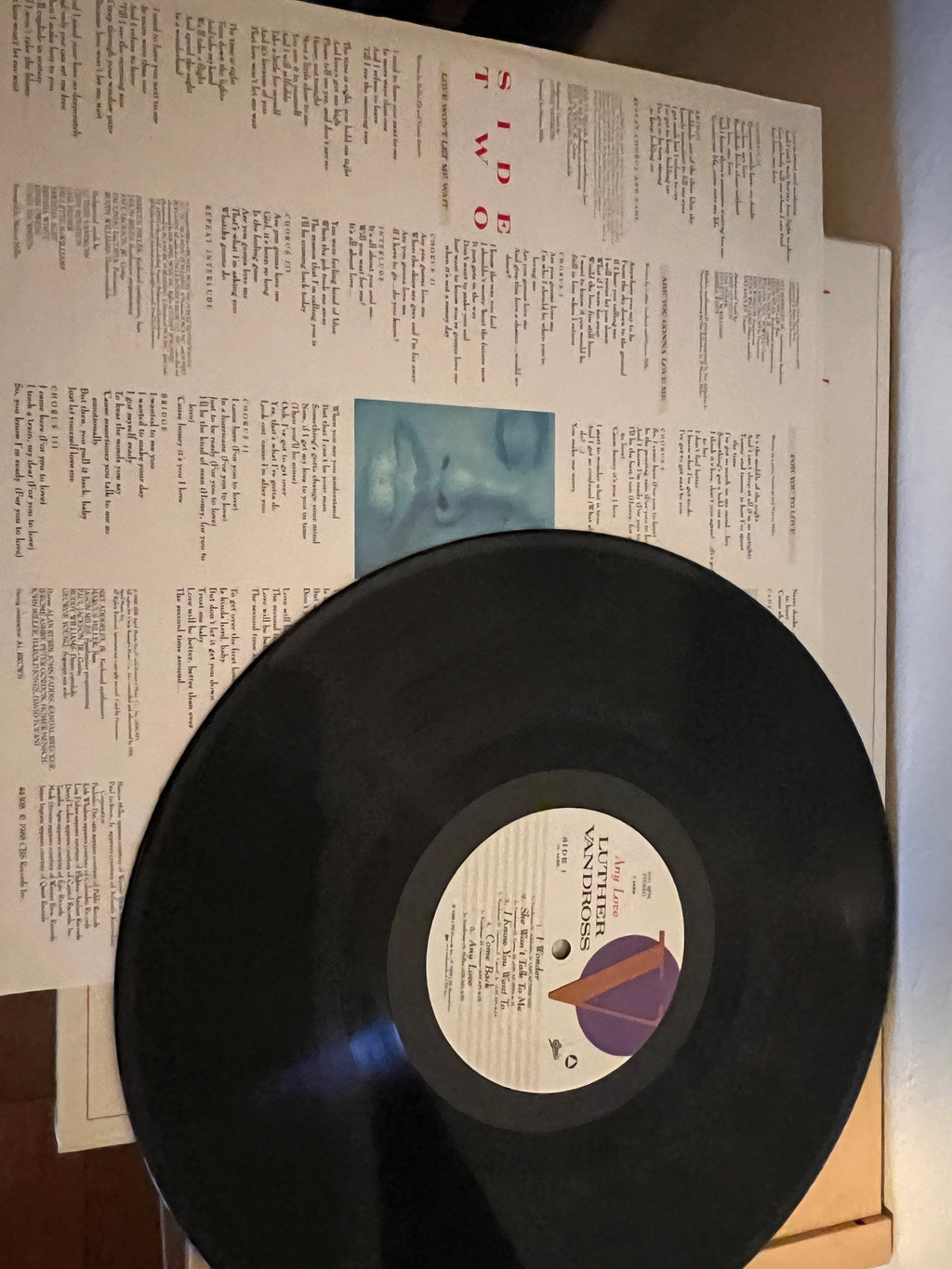Luther Vandross Any Love Vinyl LP 1988 Epic OE 44308 Orig US Press Shrink