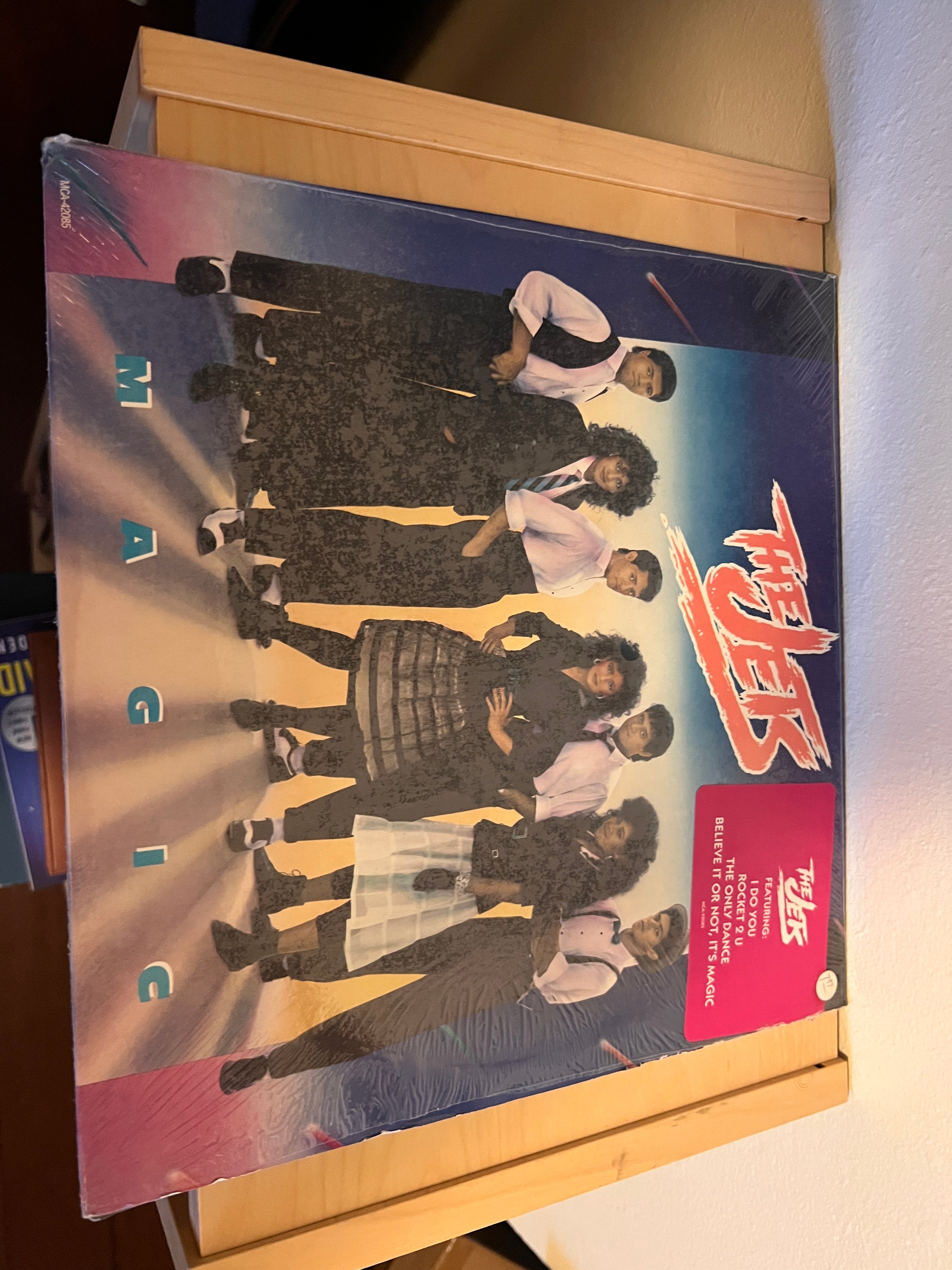 Magic Record Vinyl The Jets MCA 42085 Vintage Press 1987 in Shrink