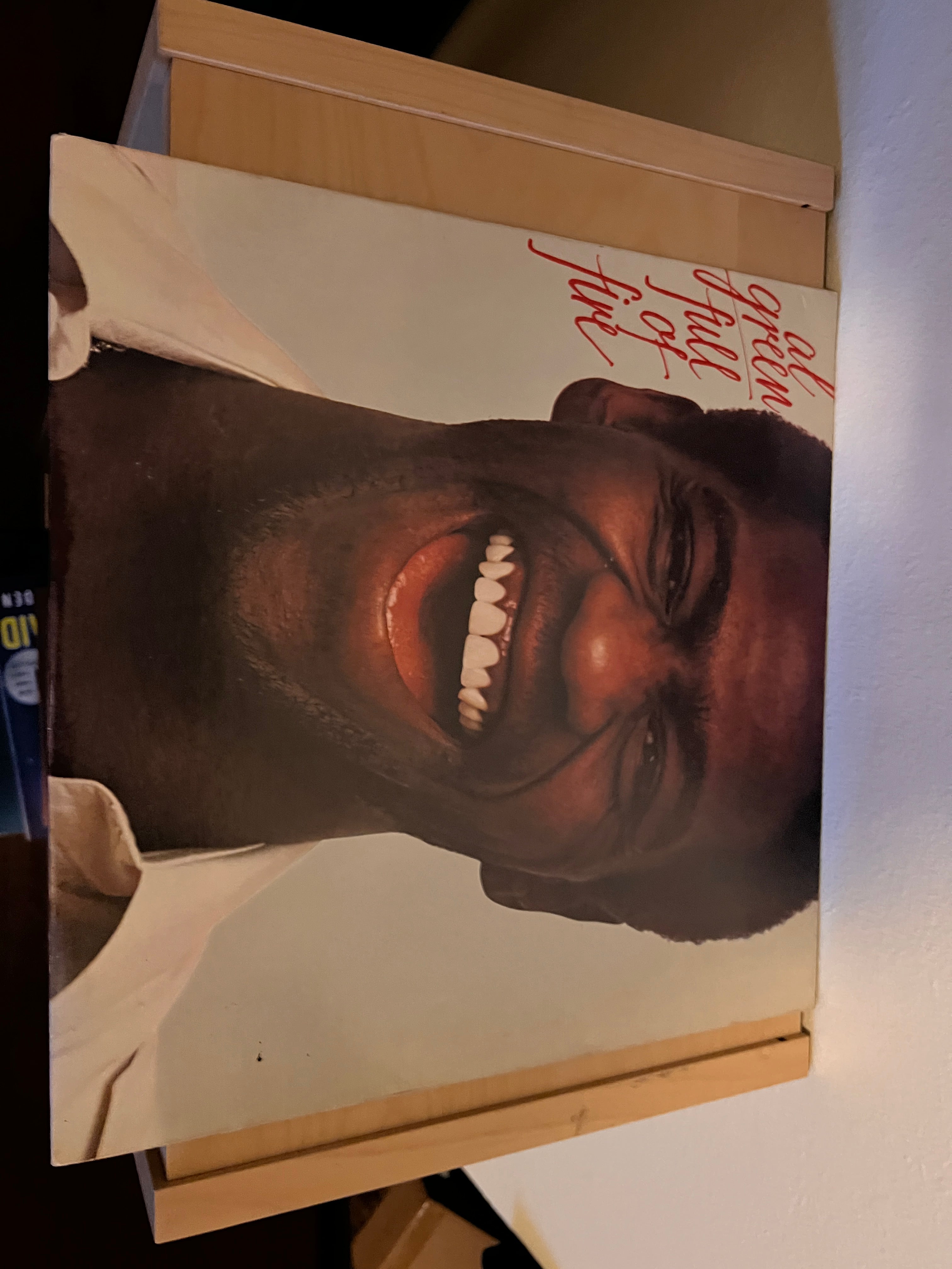 Al Green Full Of Fire Vinyl Record LP Hi Records Terre Haute Press SHL 32097