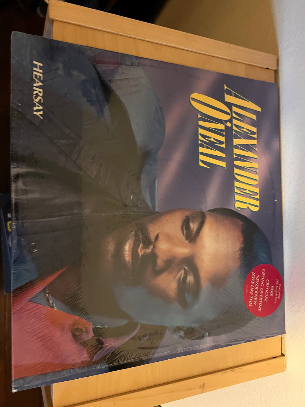 Alexander O'Neal - Hearsay - 12" Vinyl  LP 1987 - w sticker and shrink wrap