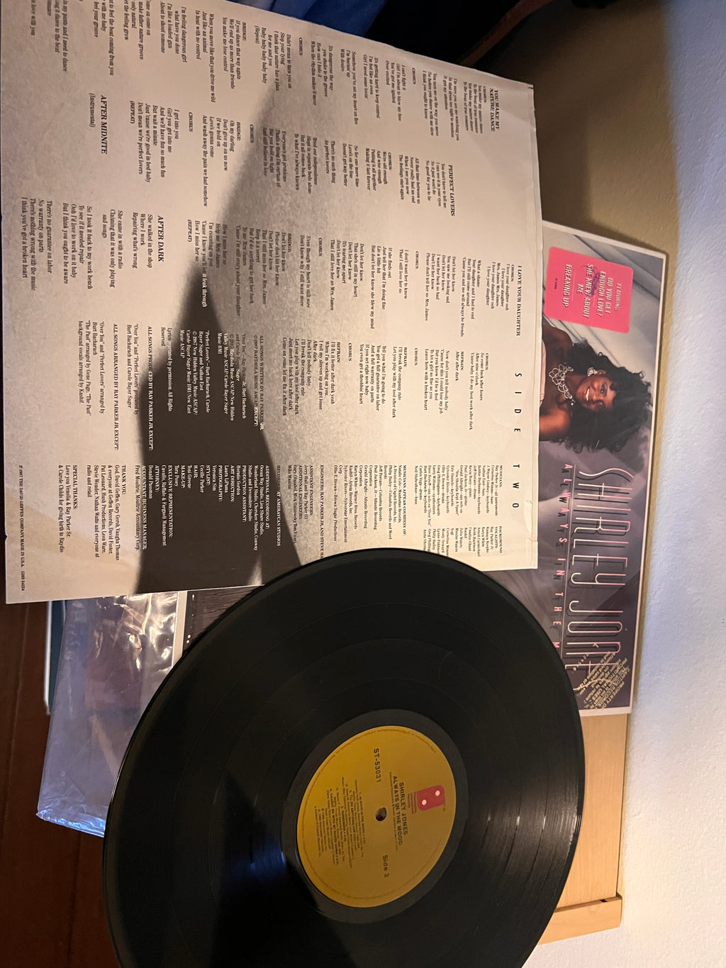 Shirley Jones - Always IN The Mood - VINYL LP