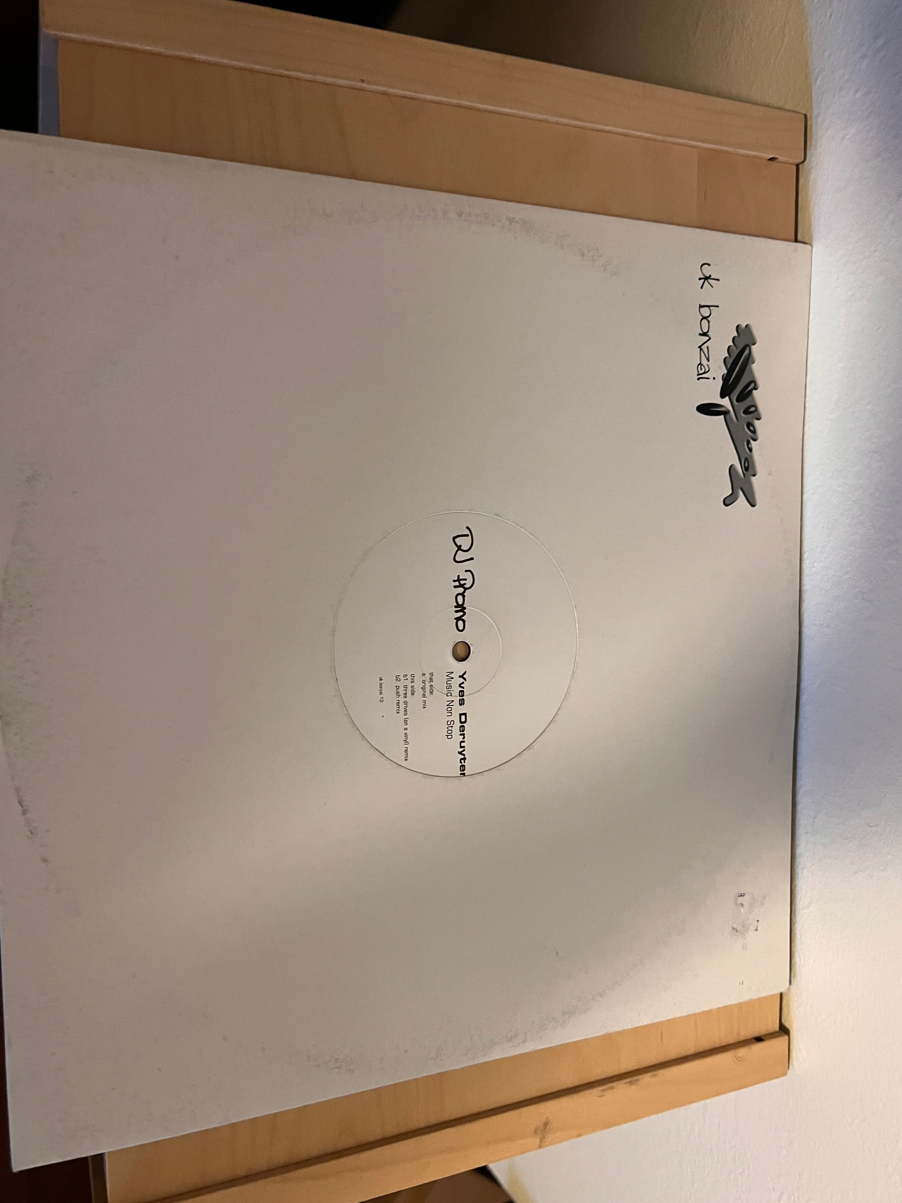 Yves Deruyter - Music non stop 12" vinyl