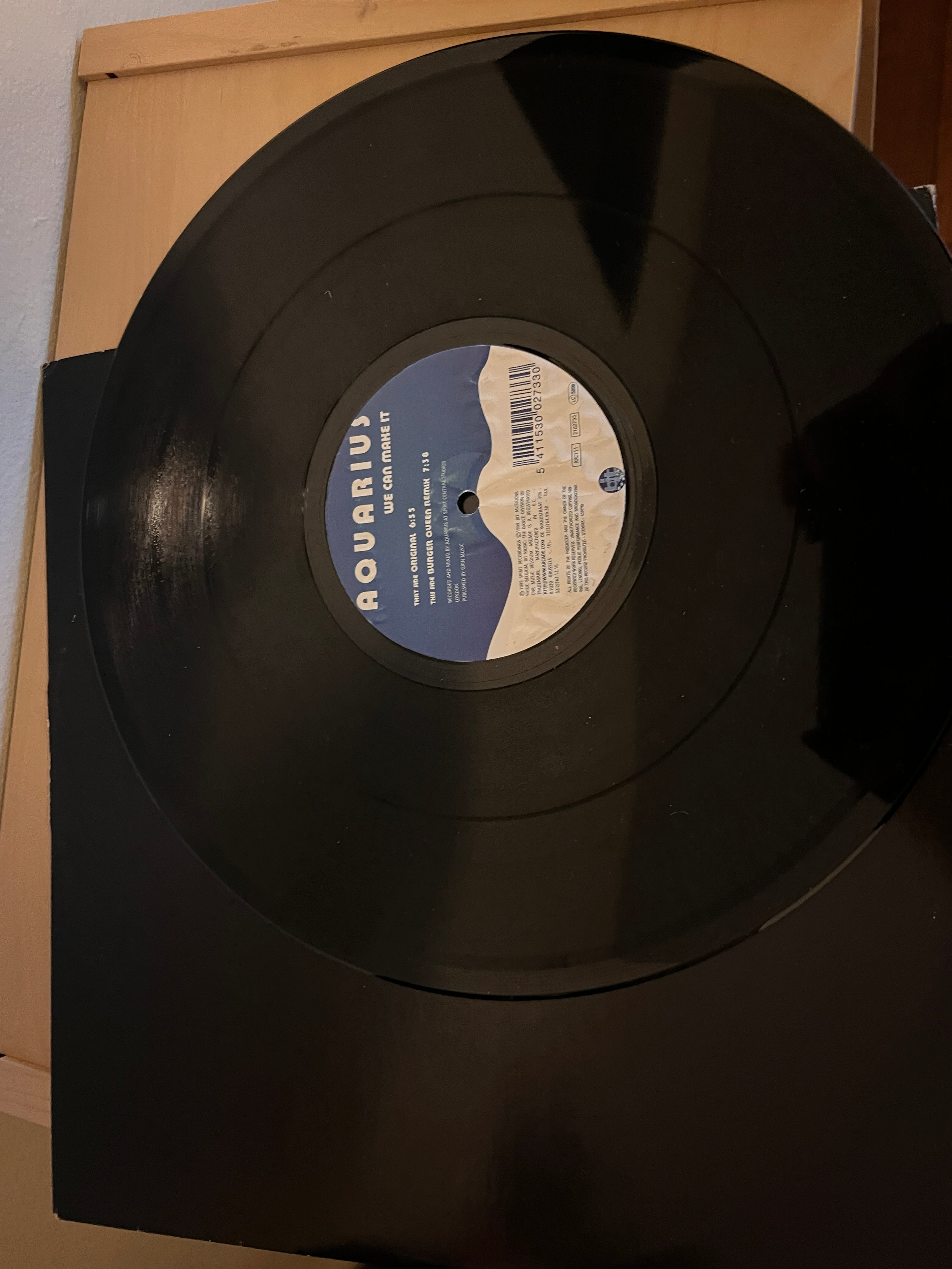 Aquarius We Can Make It (Burger Queen Remix) Vinyl Rare