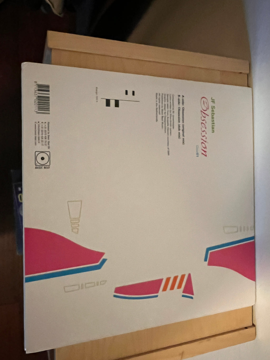 JF Sebastian - Obsession Disc 01 - Vinyl Record w dub remix