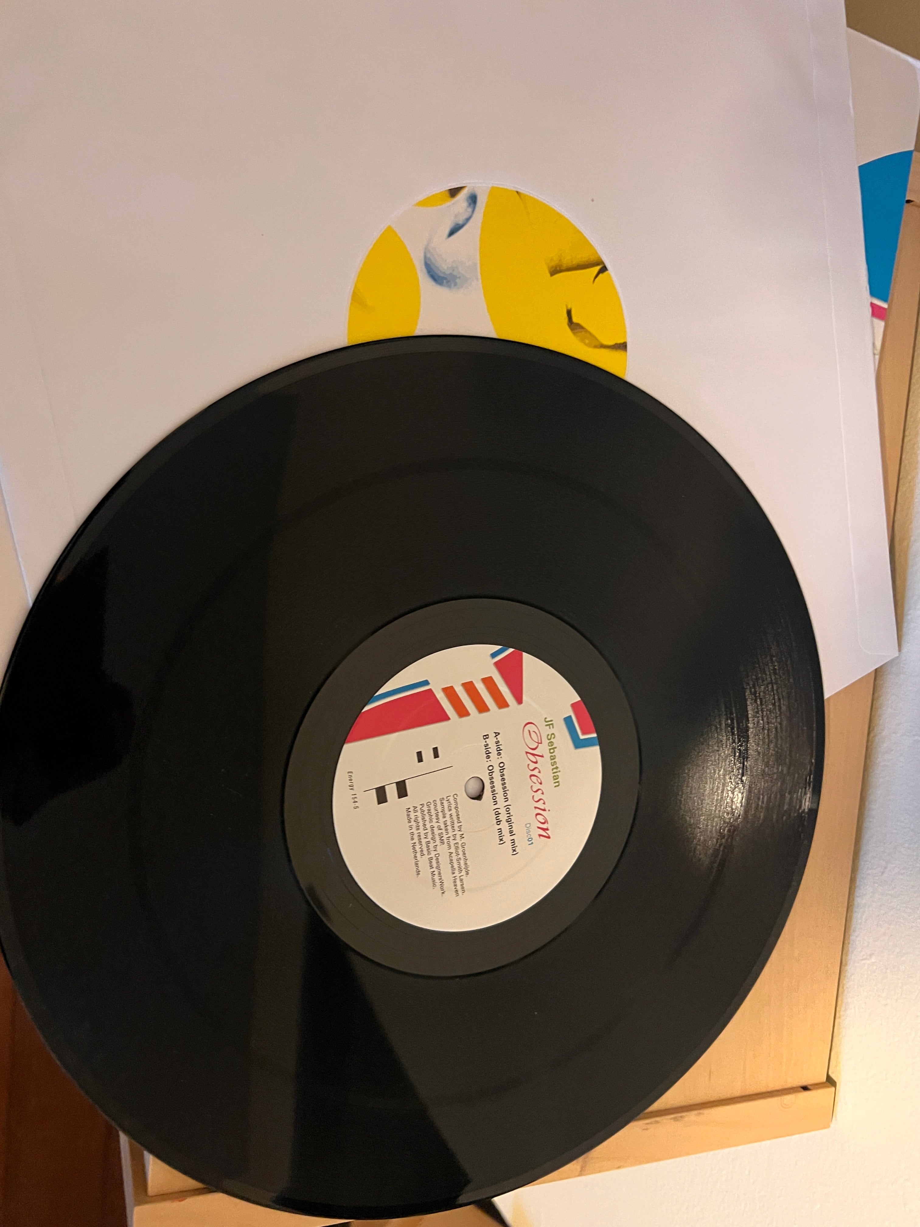 JF Sebastian - Obsession Disc 01 - Vinyl Record w dub remix