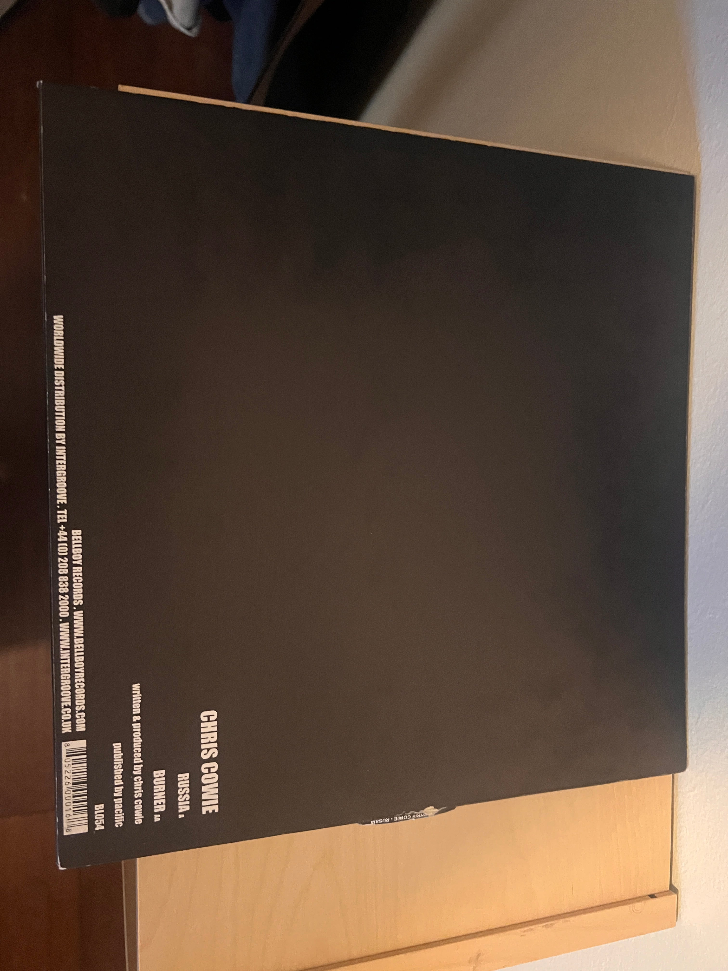 Chris Cowie - Russia / Burner - Vinyl LP