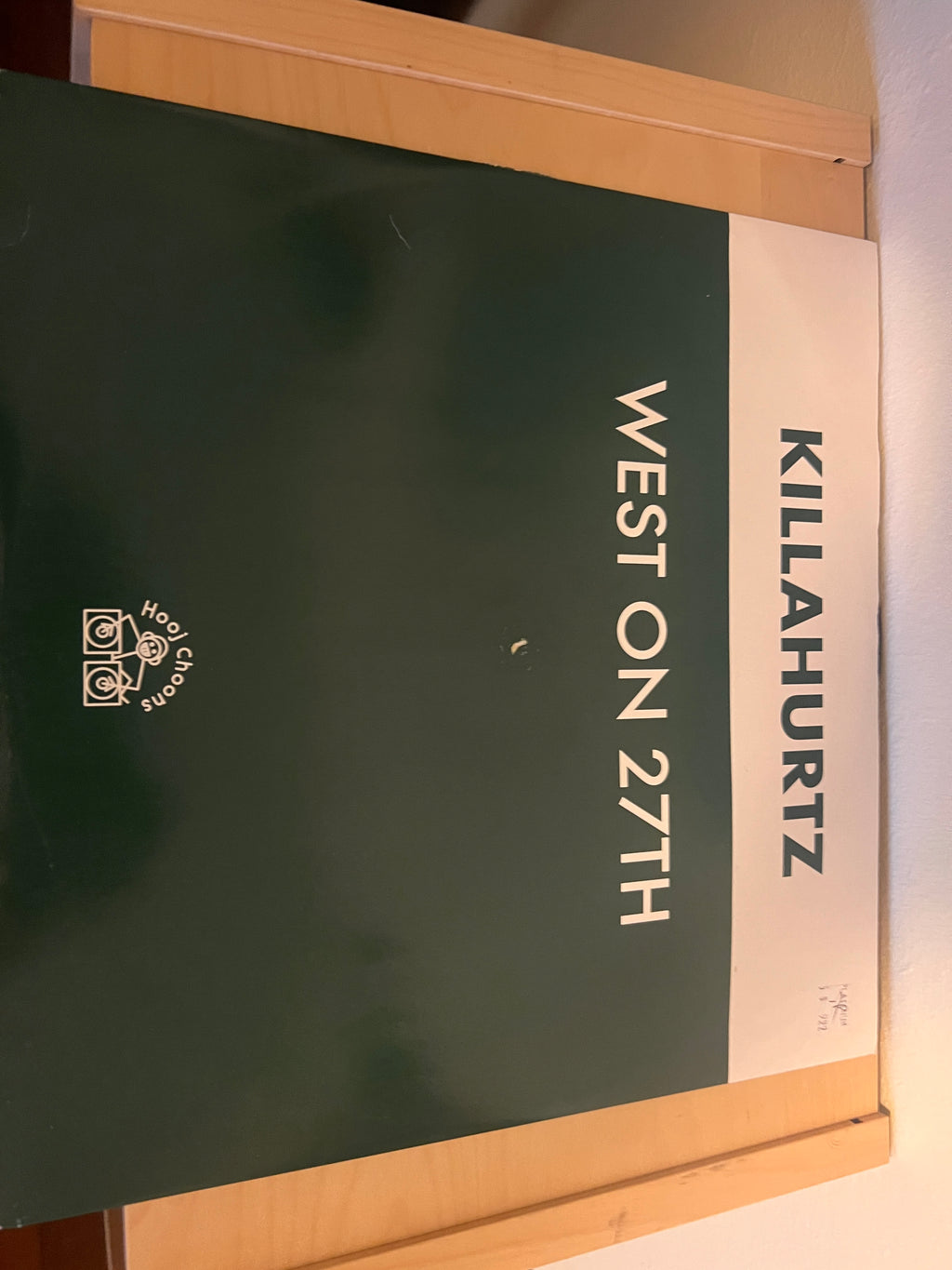 Killahurtz - West On 27th (Original 'Subway' Mix / A Tribe Called KHz Mix) Vinyl