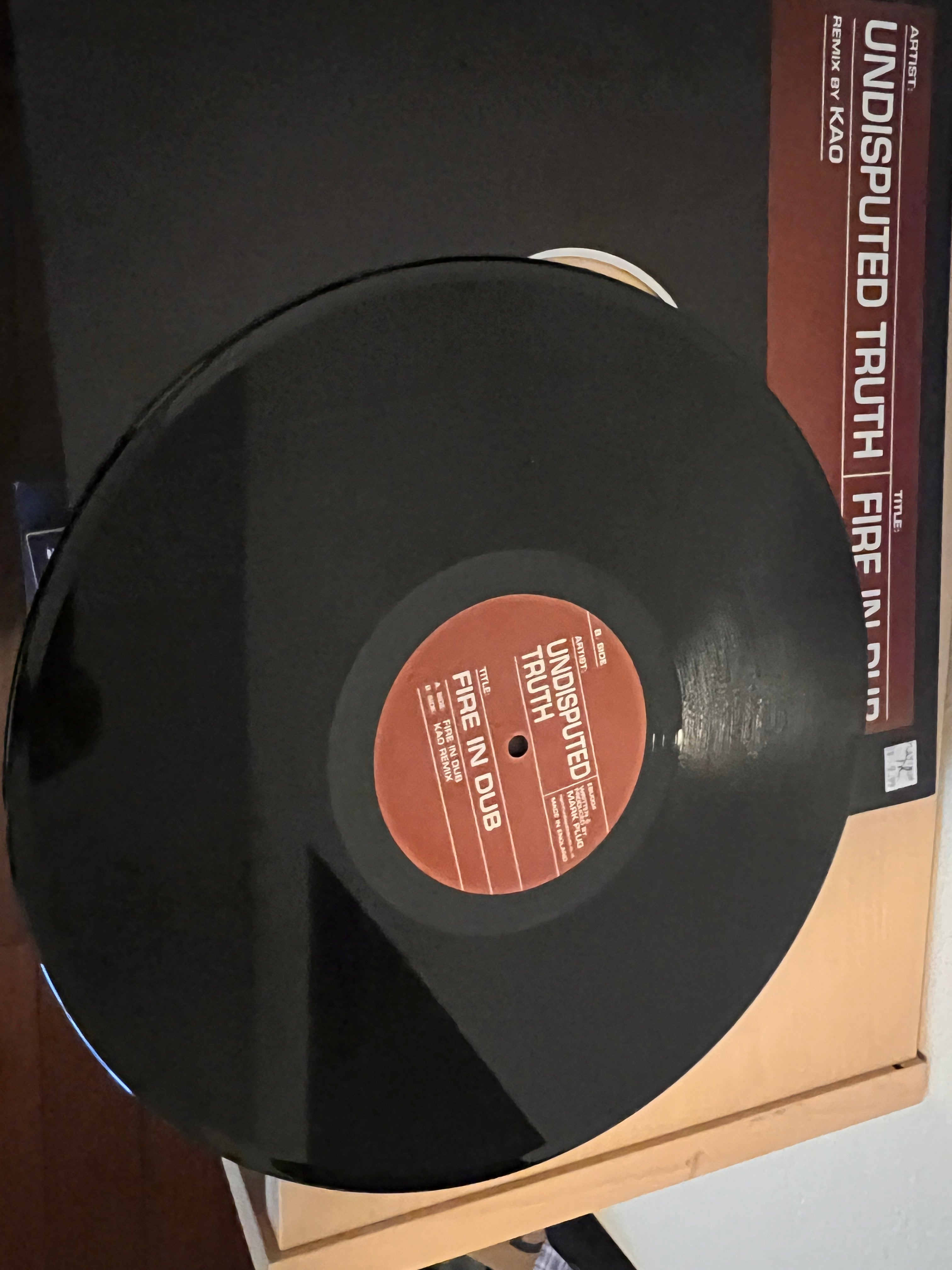 Undisputed Truth ‎– Fire In Dub Label: E.B. Underground ‎Vinyl rare