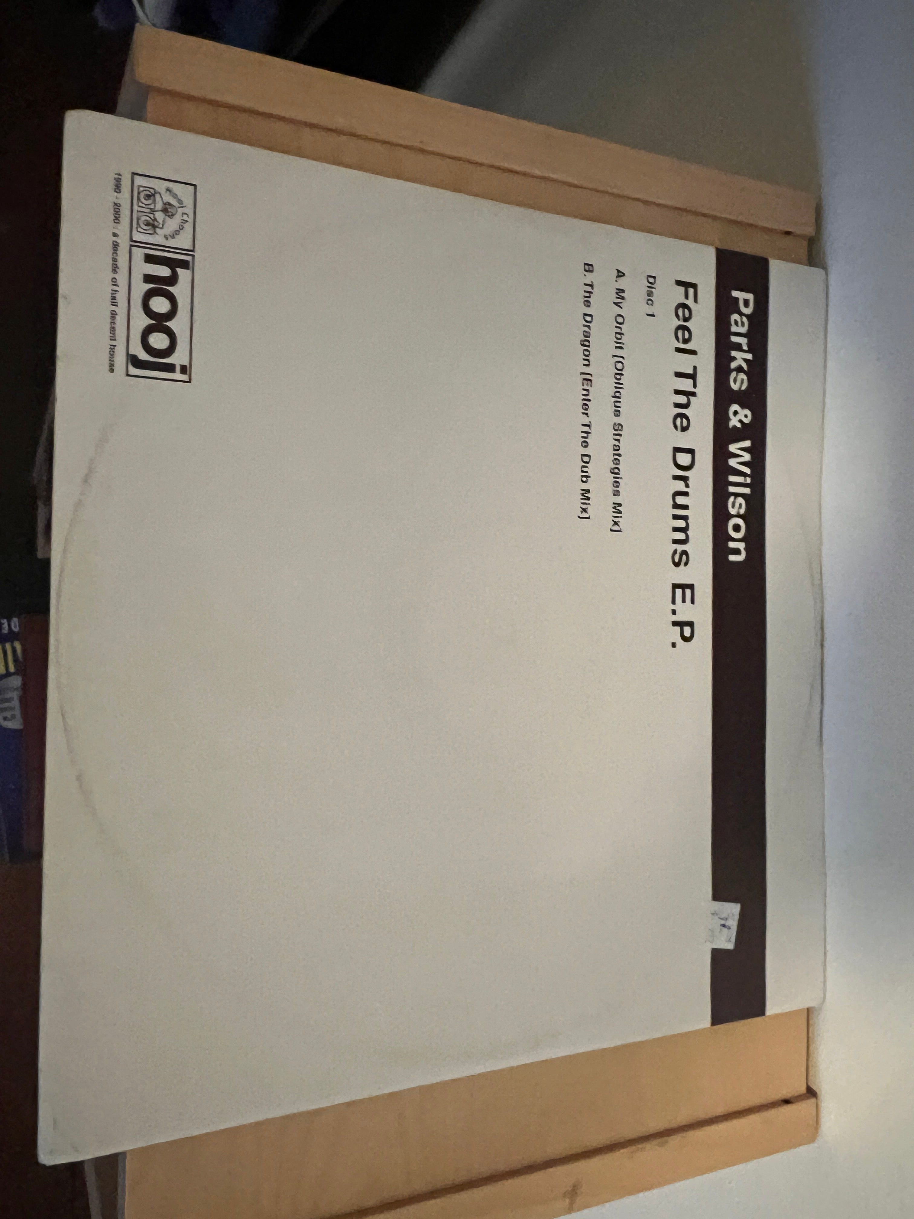 Parks & Wilson - Feel The Drums - My Orbit (Oblique Strategies Mix) / The Dragon Vinyl