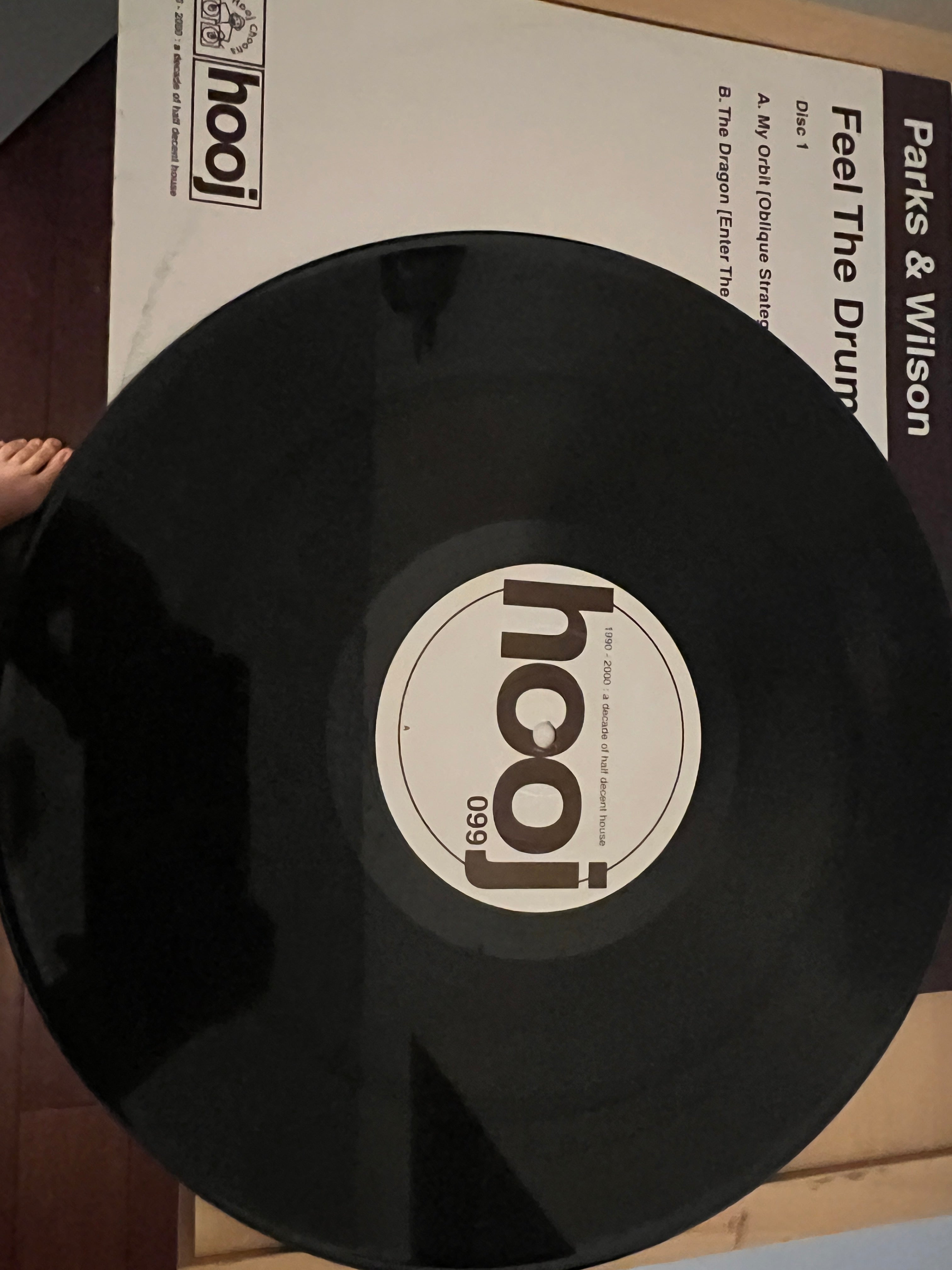 Parks & Wilson - Feel The Drums - My Orbit (Oblique Strategies Mix) / The Dragon Vinyl