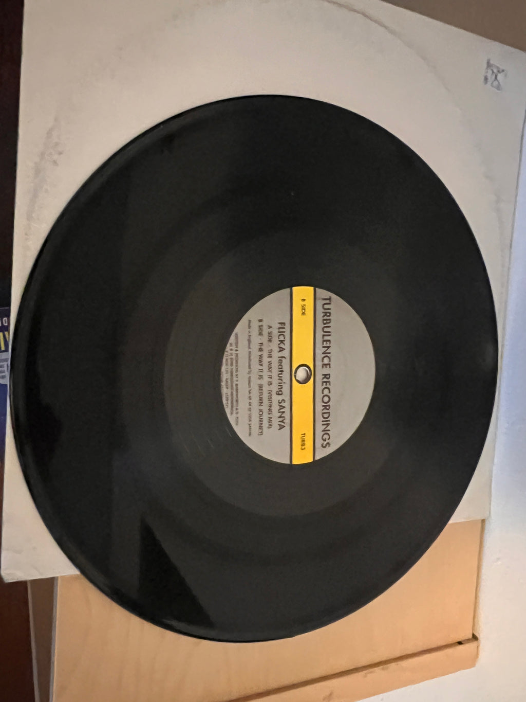 Flicka Feat Sanya - The Way It Is - 12" Vinyl - 2000 - Turbulence