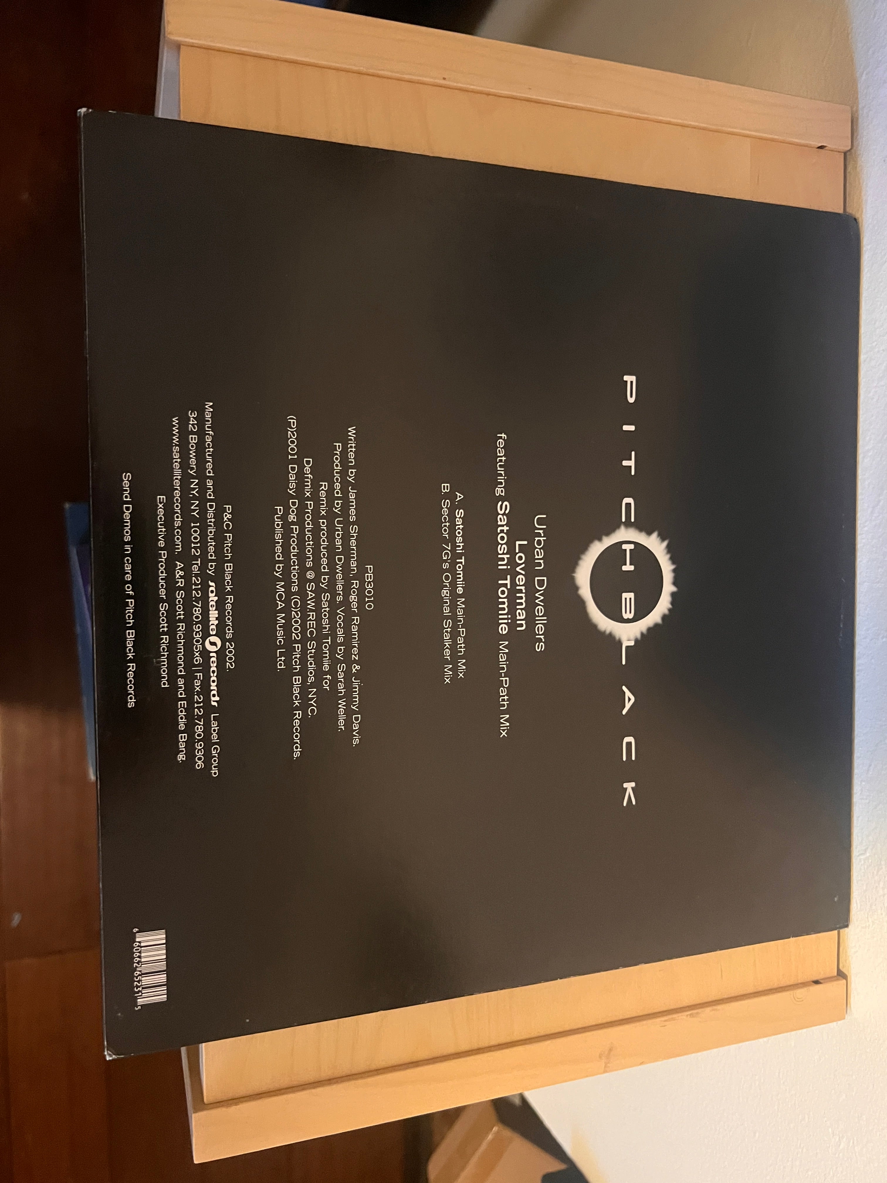 Urban Dwellers - Loverman (Satoshi Tomiie Main-Path / Sector 7G's Stalker Mix) Vinyl
