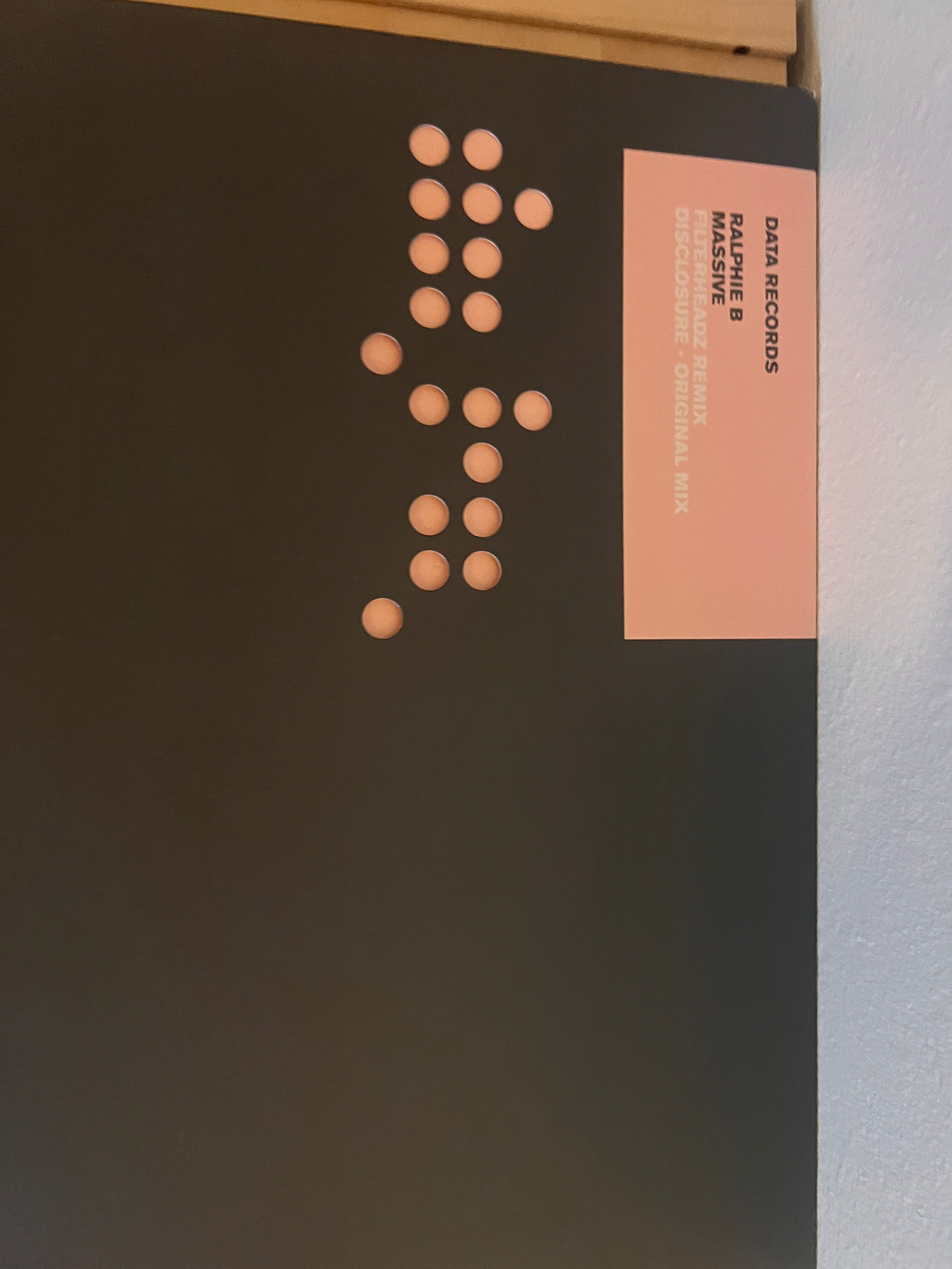Ralphie B ‎– Massive Data records rare Vinyl