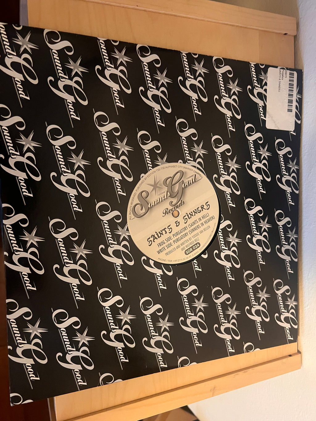 SAINTS & SINNERS PURGATORY 12" 2001 GERMANY SOUNDS GREAT RECORDS