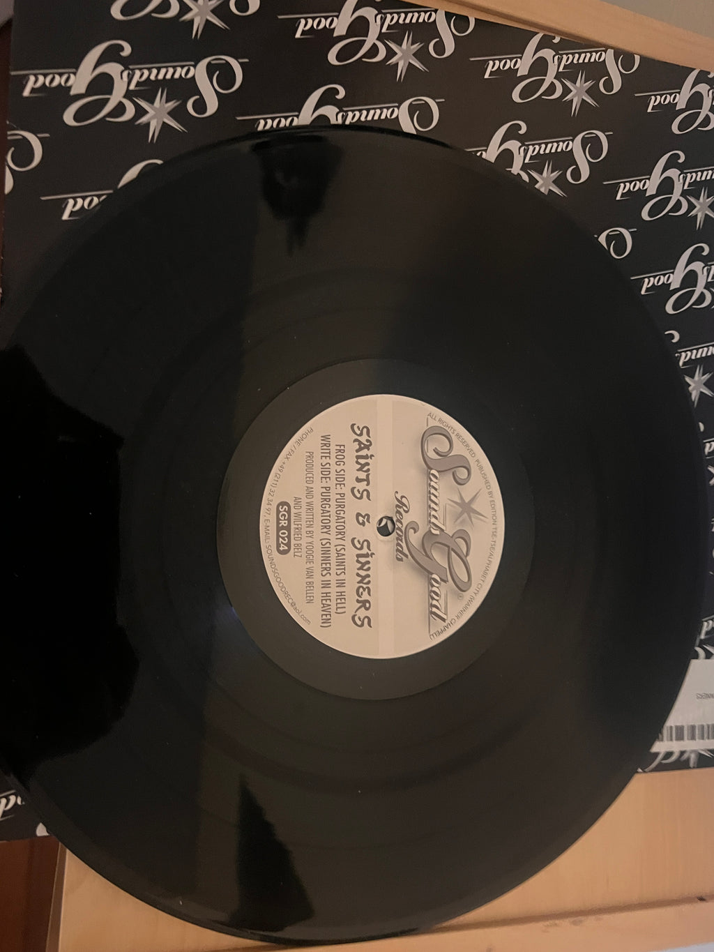 SAINTS & SINNERS PURGATORY 12" 2001 GERMANY SOUNDS GREAT RECORDS