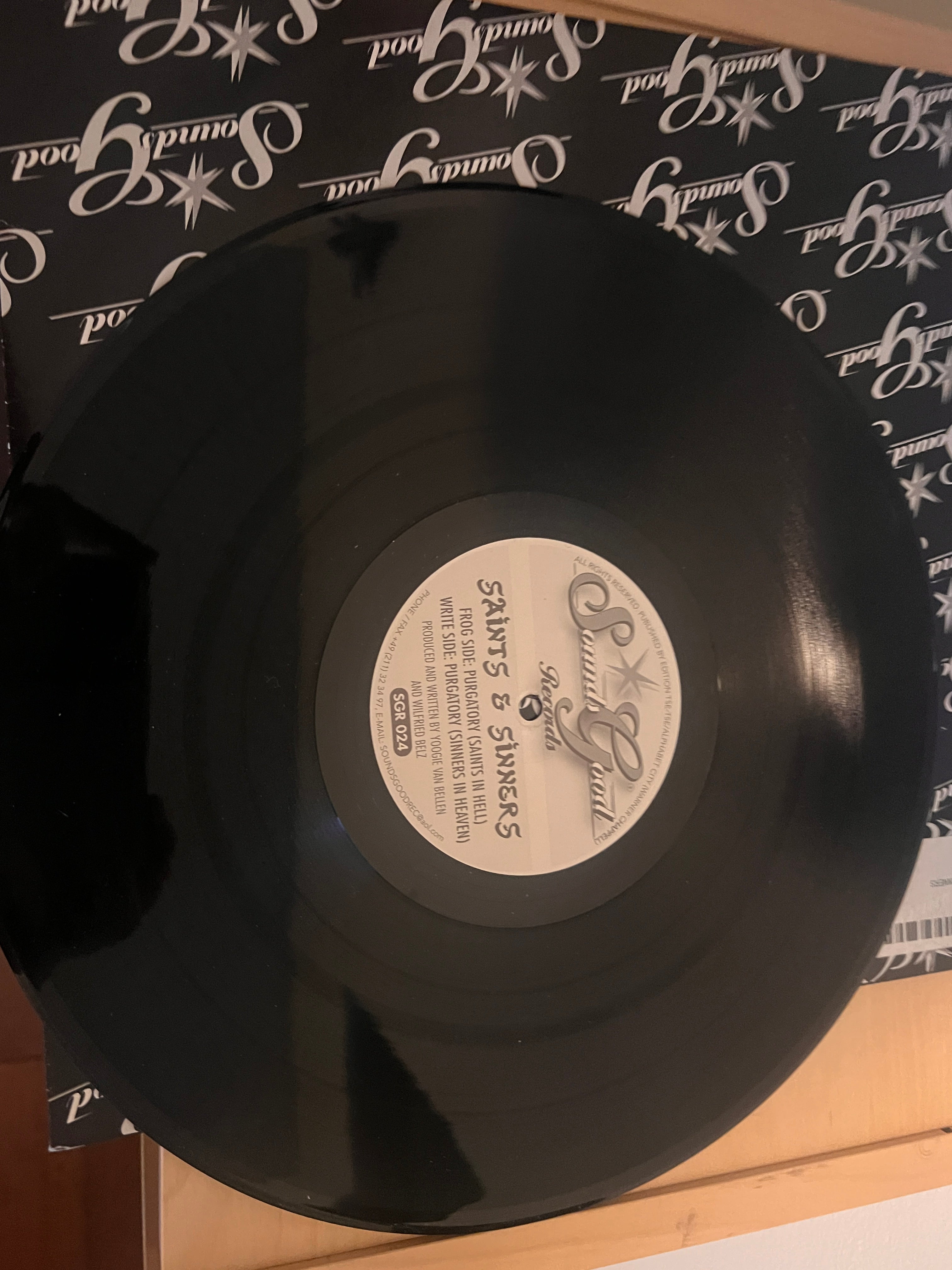 SAINTS & SINNERS PURGATORY 12" 2001 GERMANY SOUNDS GREAT RECORDS