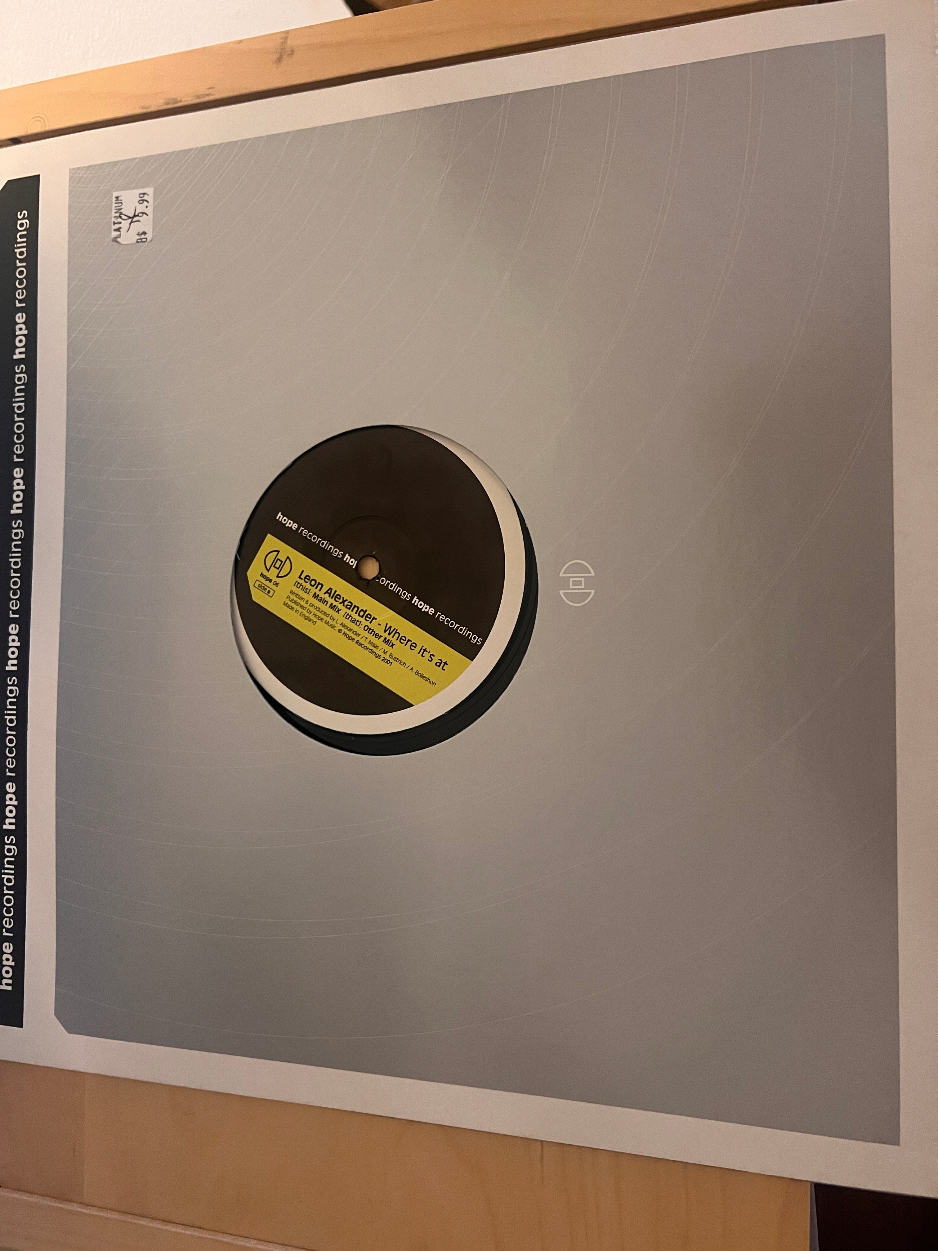 Leon Alexander - Where It's At - Vinyl Record 12