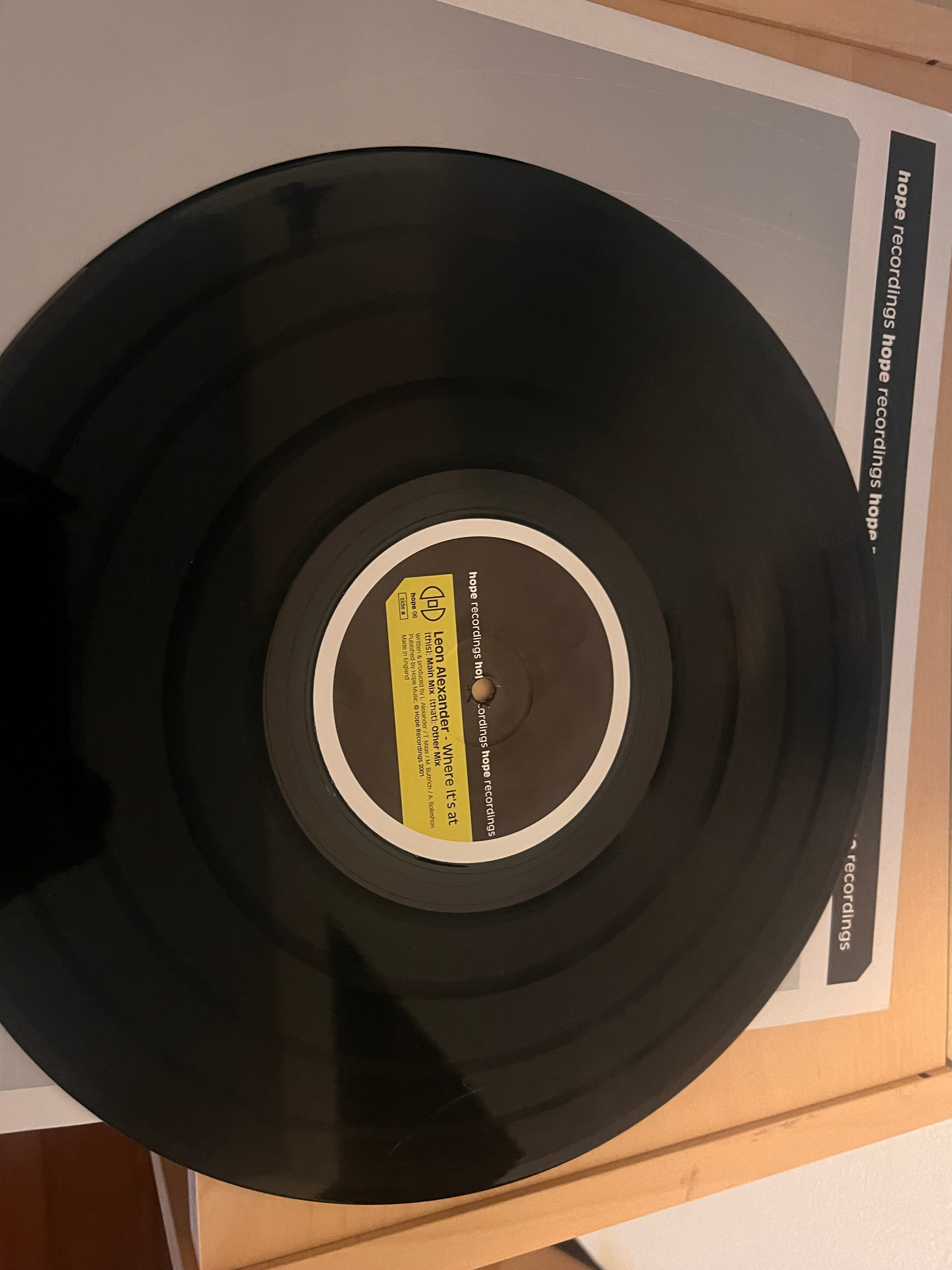 Leon Alexander - Where It's At - Vinyl Record 12