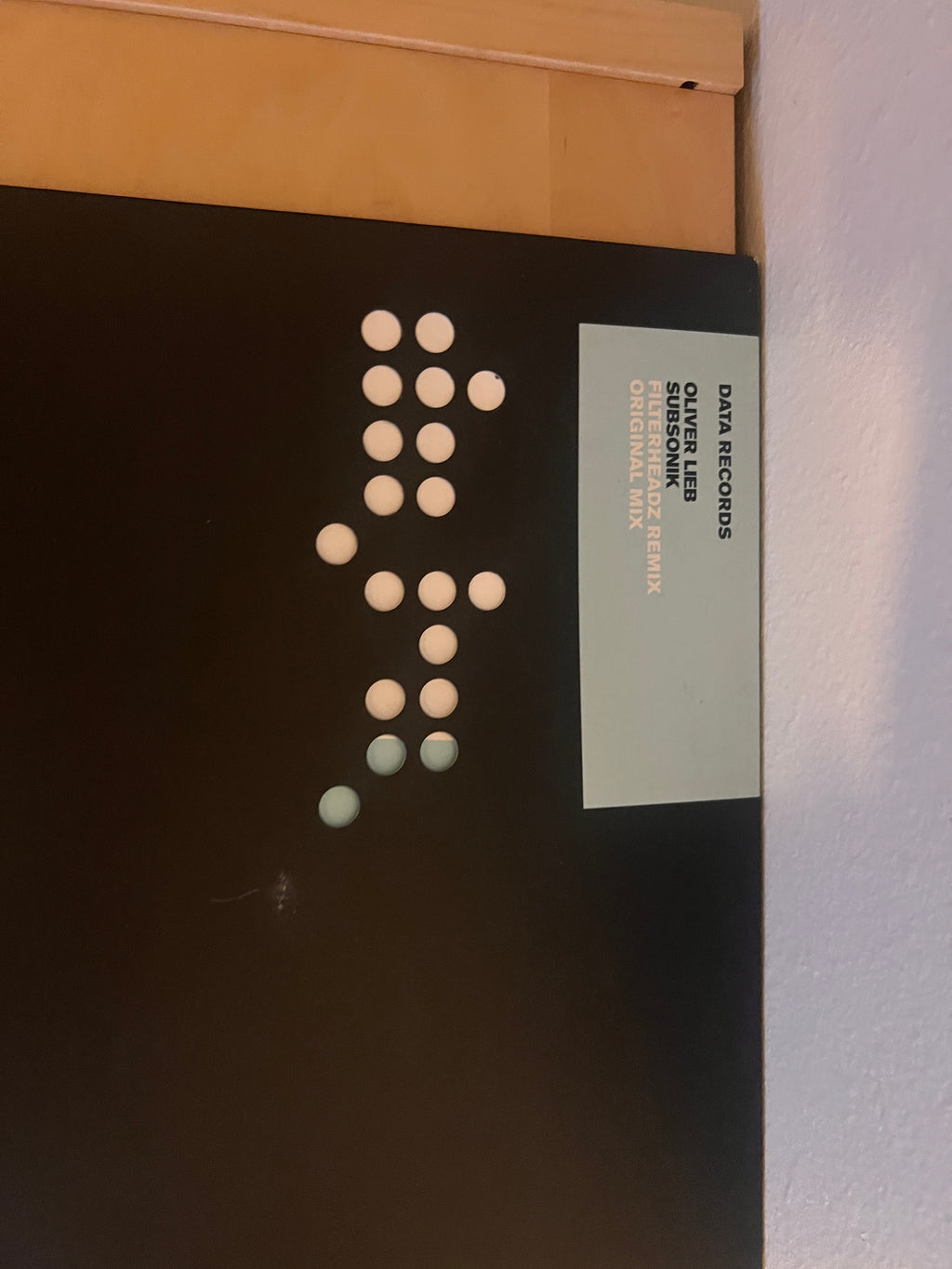 Oliver Lieb - Subsonik - Vinyl Record 12