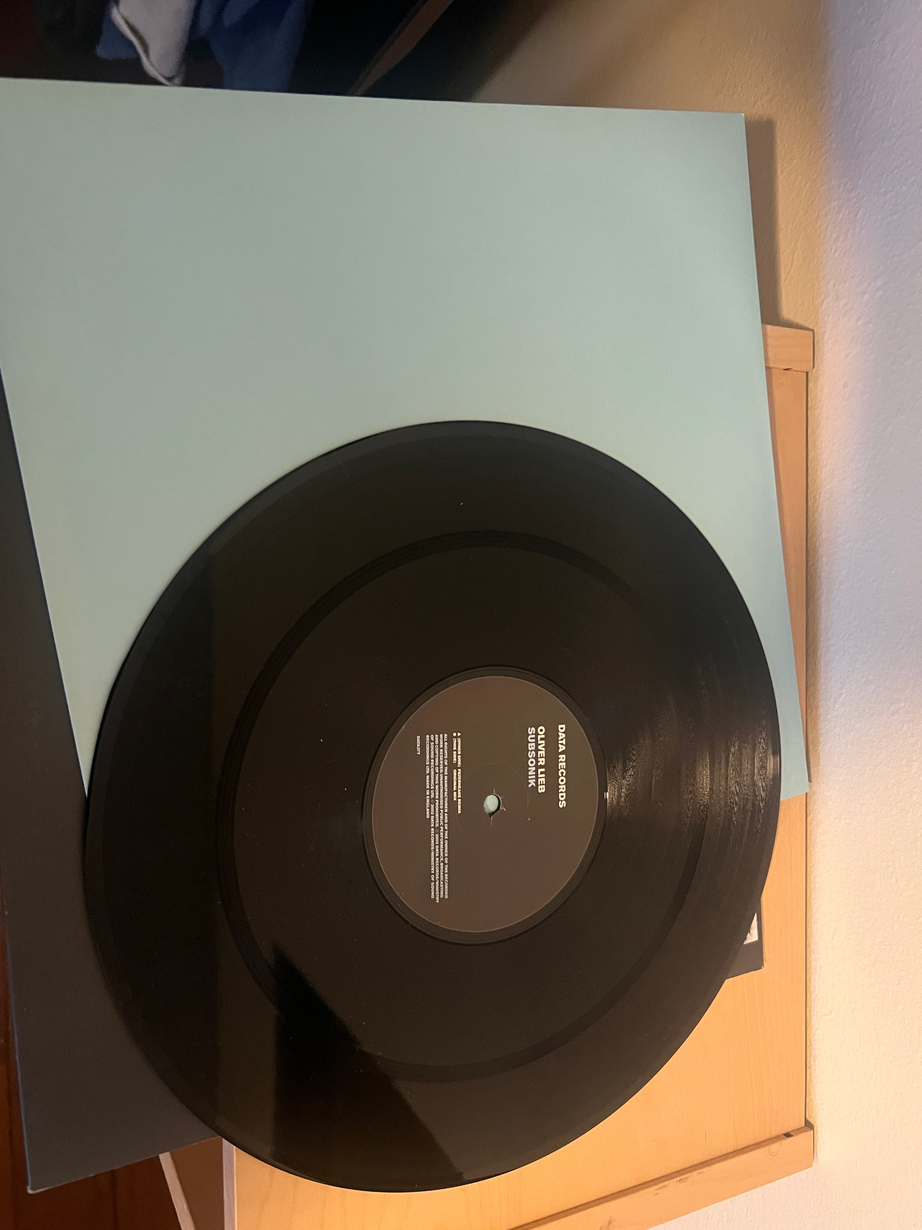 Oliver Lieb - Subsonik - Vinyl Record 12