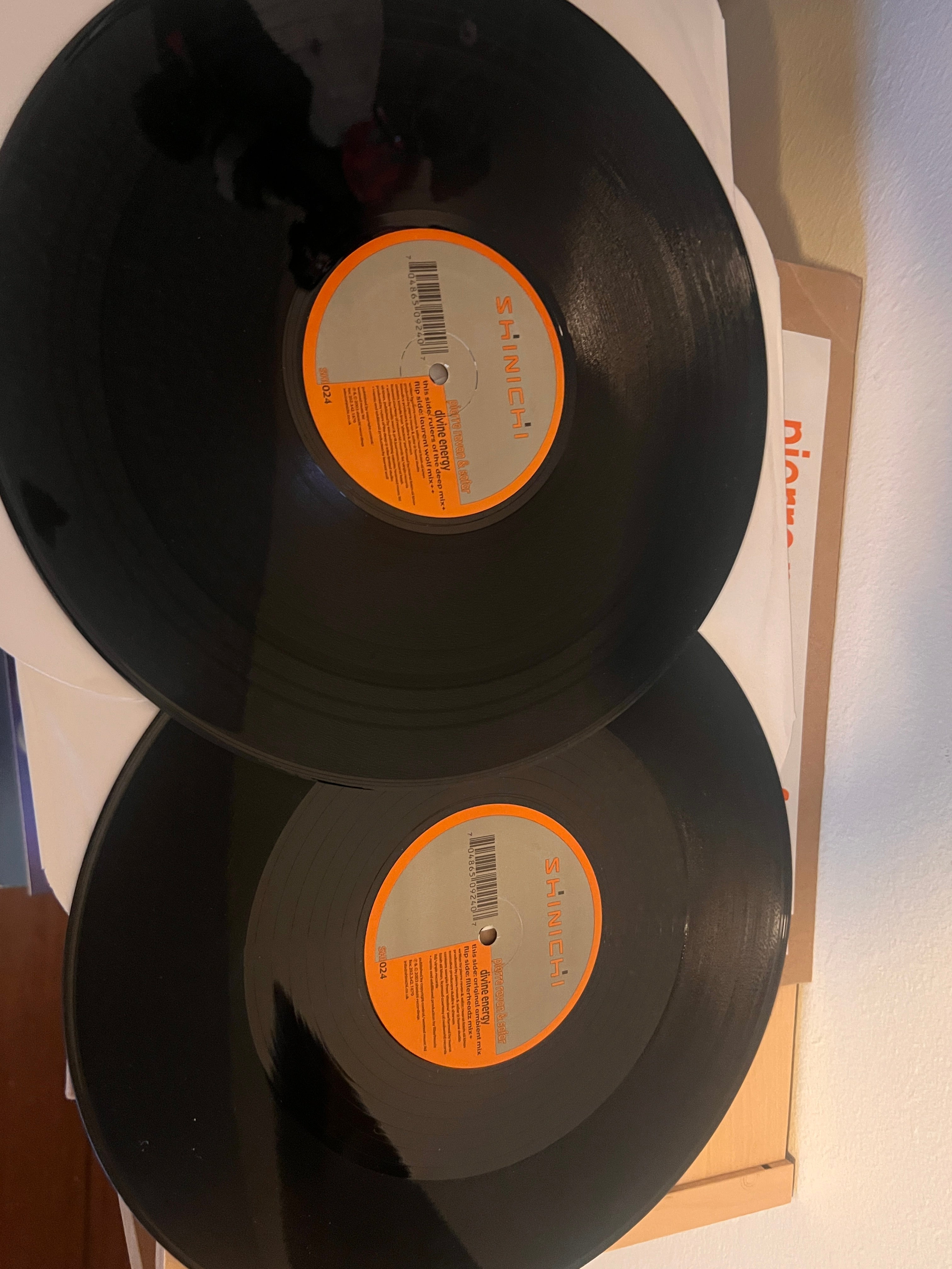 Pierre Ravan & Safar~Divine Energy~2X12"~VG++ Ambient Prog House Electro DJ EDM