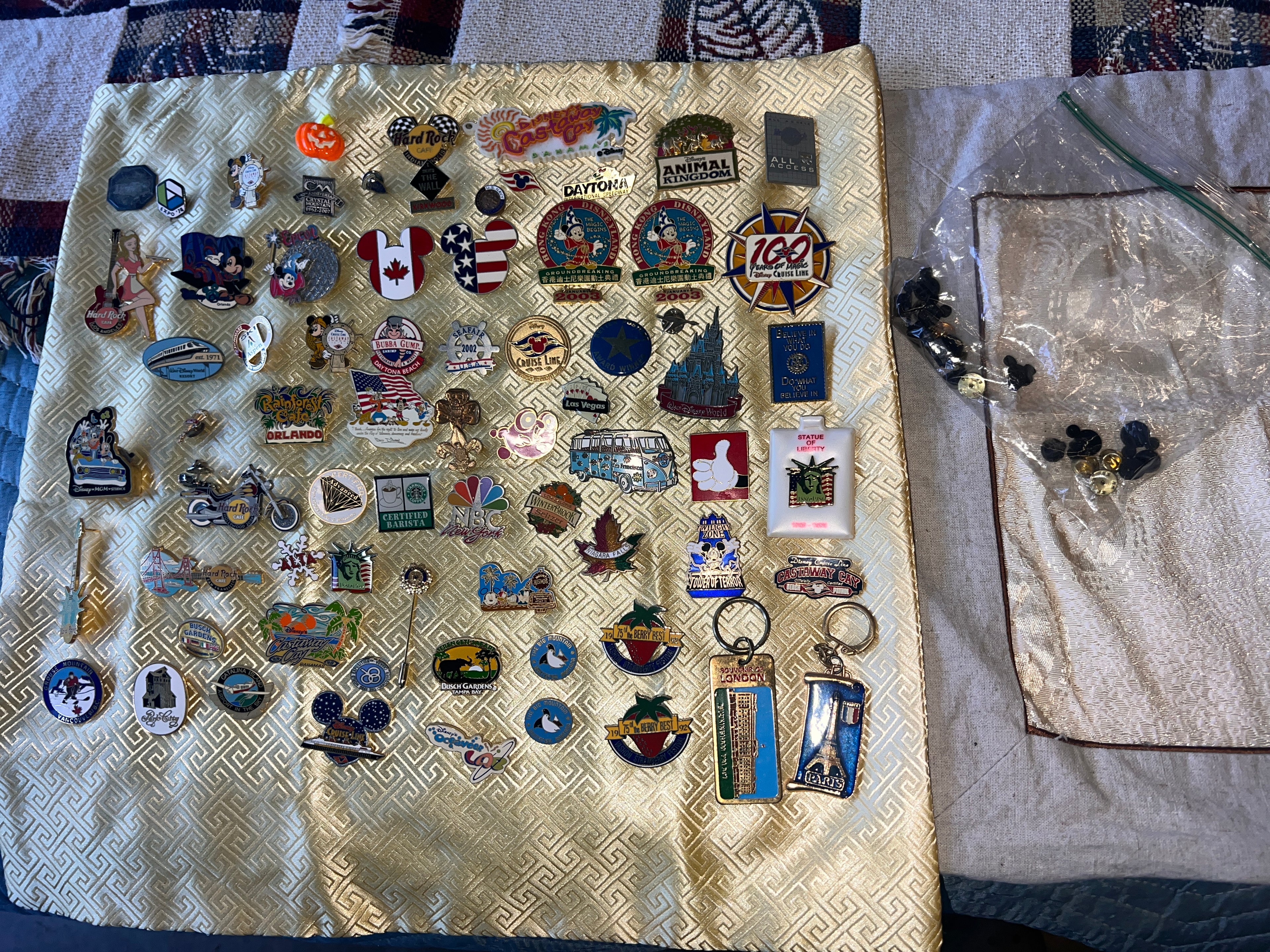 Around 72 pins from 90s 2000s Disney Daytona and much more!