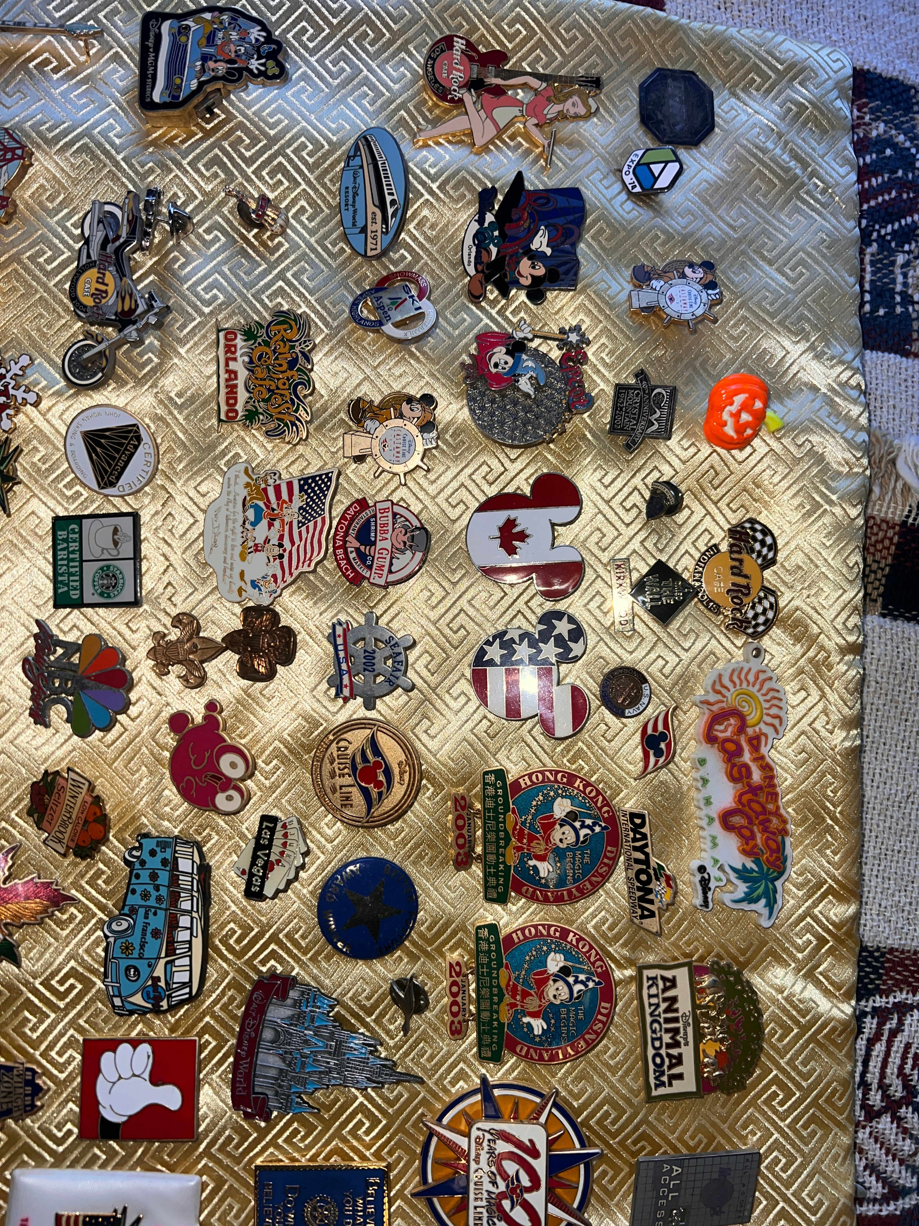 Around 72 pins from 90s 2000s Disney Daytona and much more!