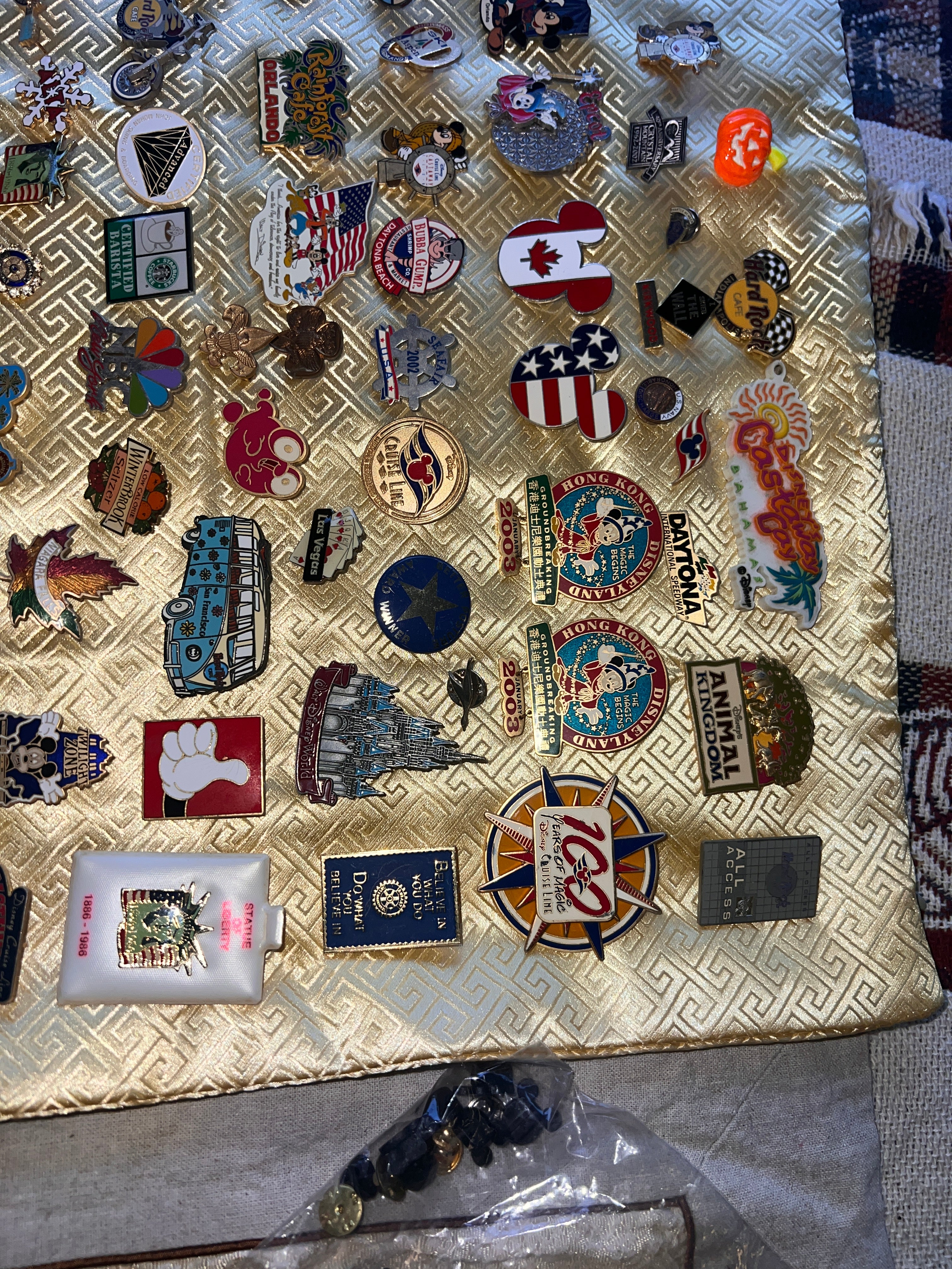 Around 72 pins from 90s 2000s Disney Daytona and much more!
