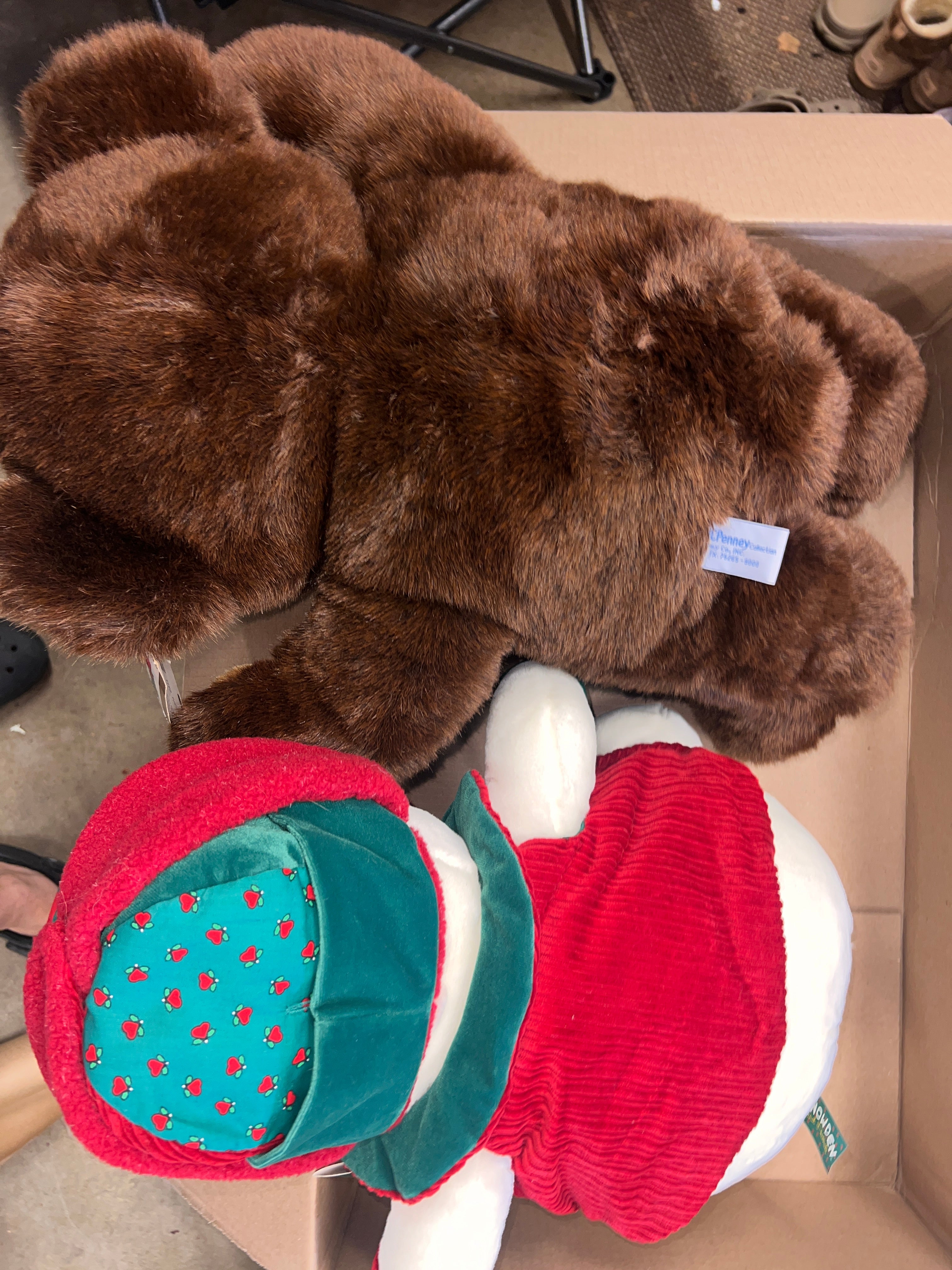 JC Penney 1990s Gift Bear and Snowden 1998 Collectible stuffed Bear Toy