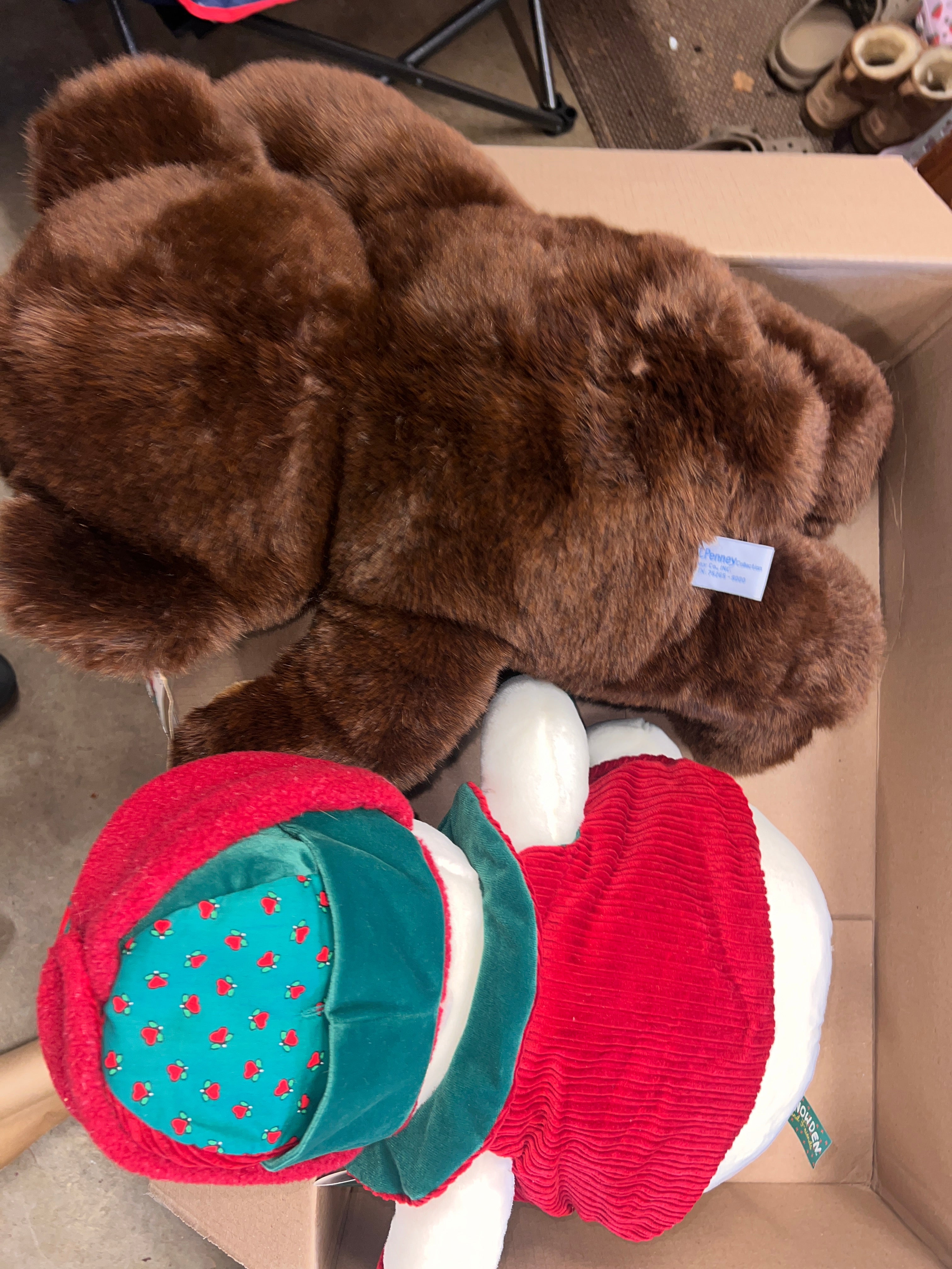 JC Penney 1990s Gift Bear and Snowden 1998 Collectible stuffed Bear Toy