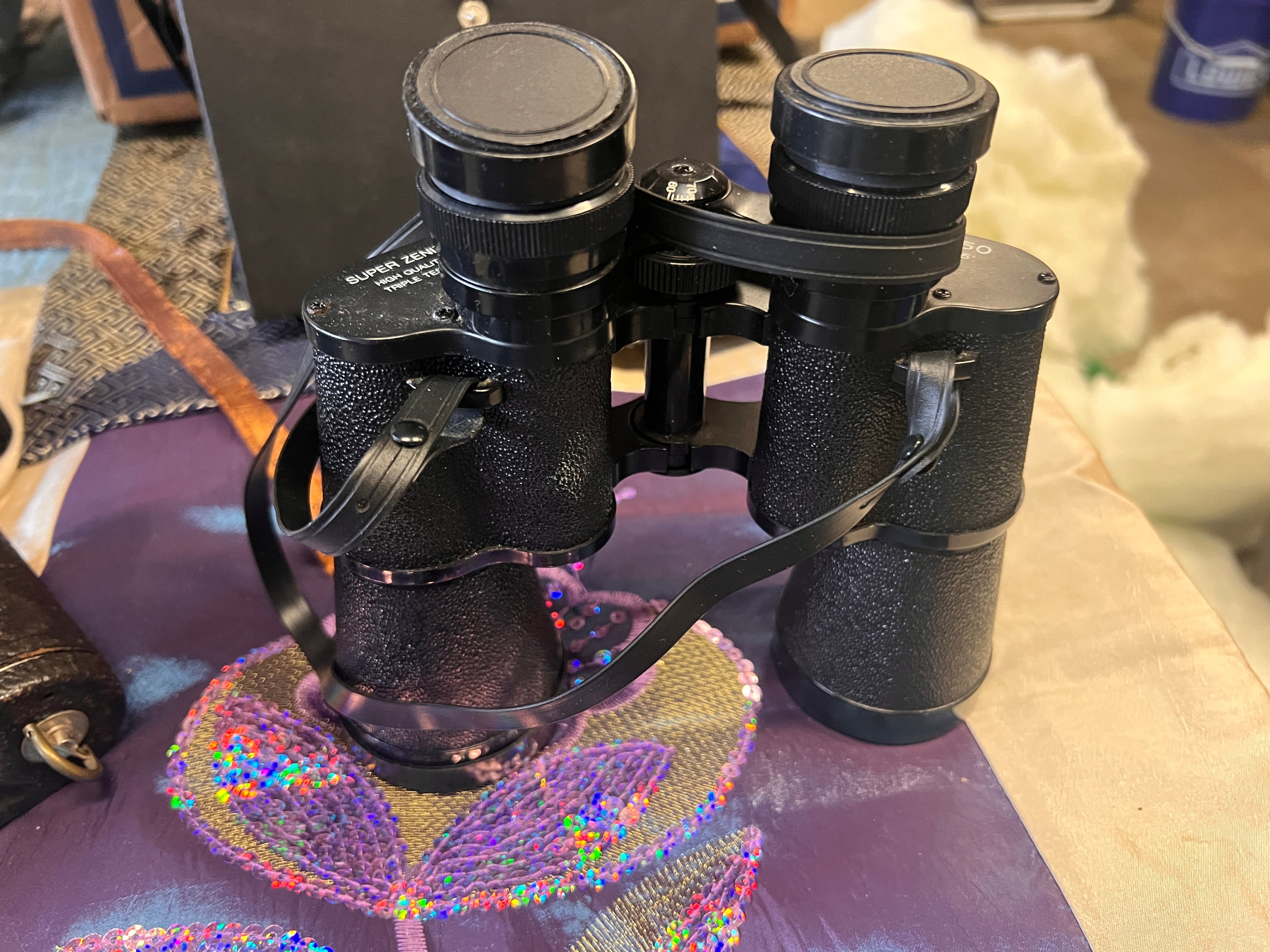 Vintage Optics Lot - Binoculars Mikron & Kodak Pocket Automatic Camera with Cases