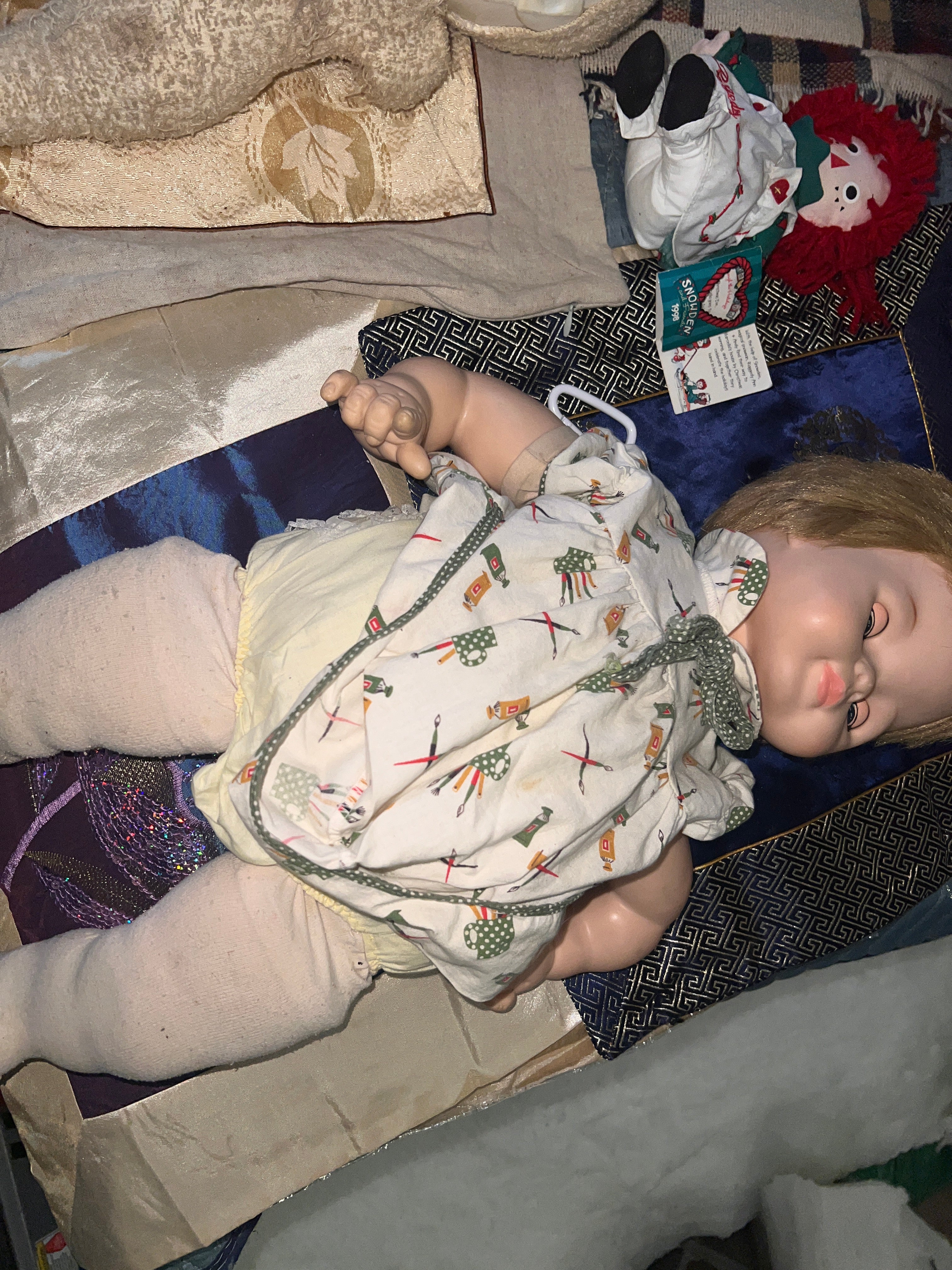 Antique Doll Lot (Zippy Chimp, Casper Ghost, Snowden Raggedy Ann, Artist Baby Doll)