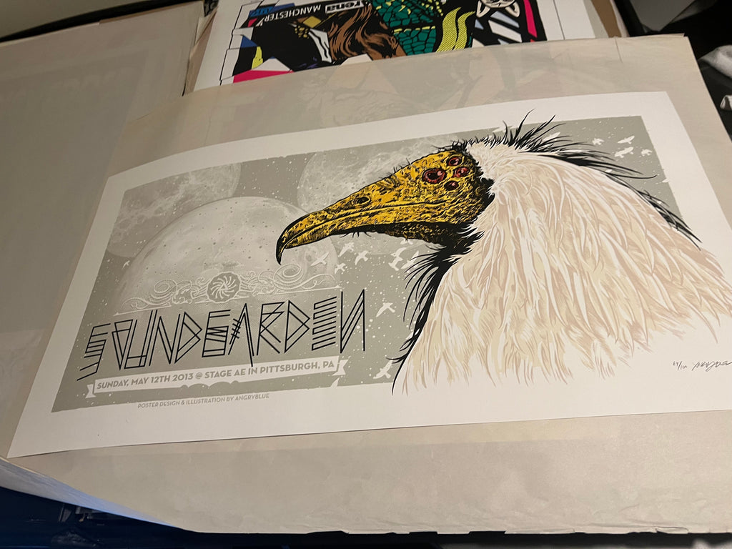 Soundgarden May 12th 2013 Pittsburgh PA Poster Signed by angryblue