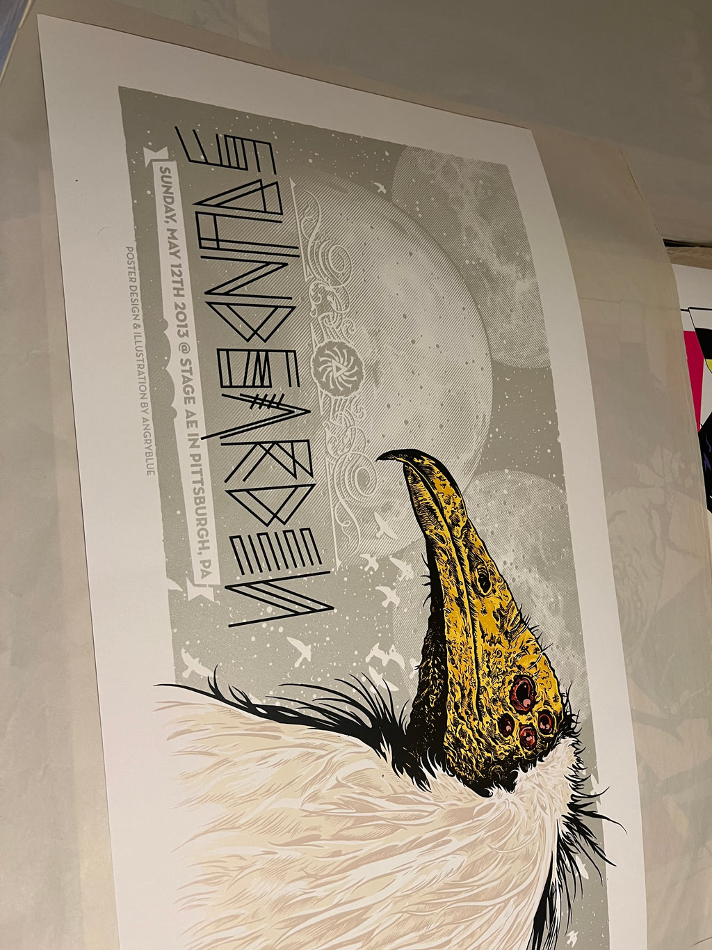 Soundgarden May 12th 2013 Pittsburgh PA Poster Signed by angryblue