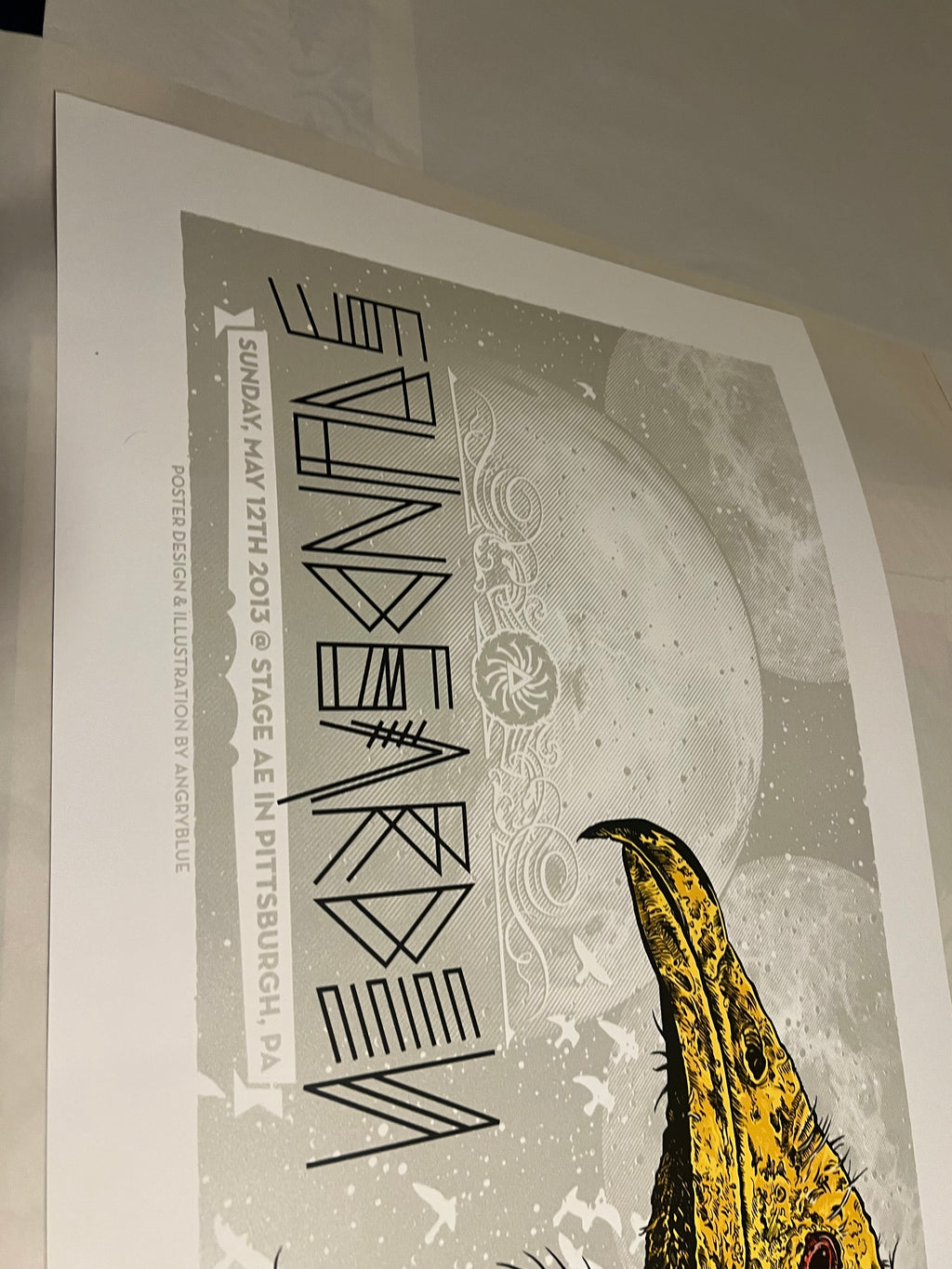 Soundgarden May 12th 2013 Pittsburgh PA Poster Signed by angryblue