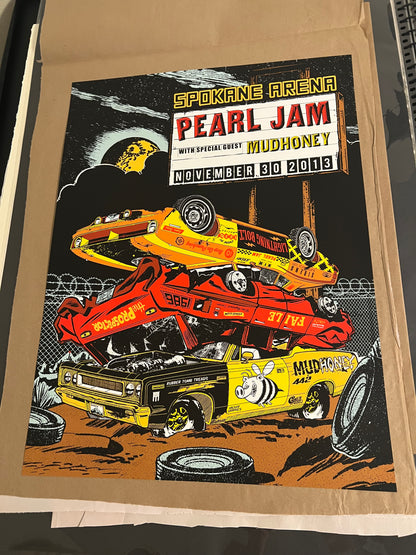 Pearl Jam November 30th 2013 w Mudhoney at Spokane Arena 18x25