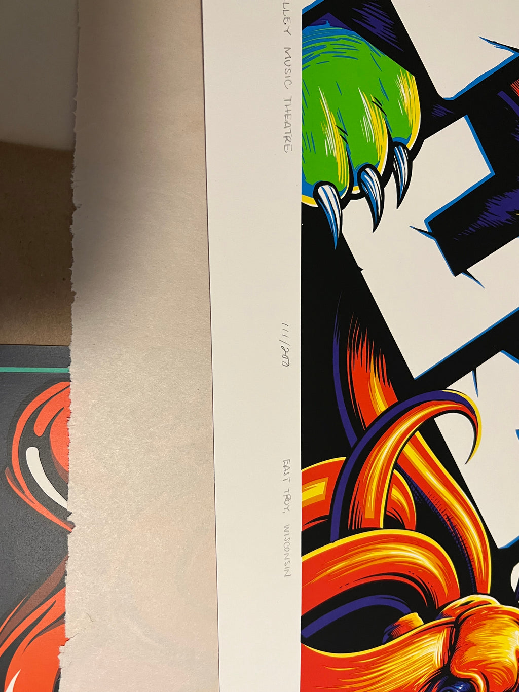 Pearl Jam Poster PJ20 Billboard 2011 Alpine Valley Munk One SIGNED and NUMBERED!