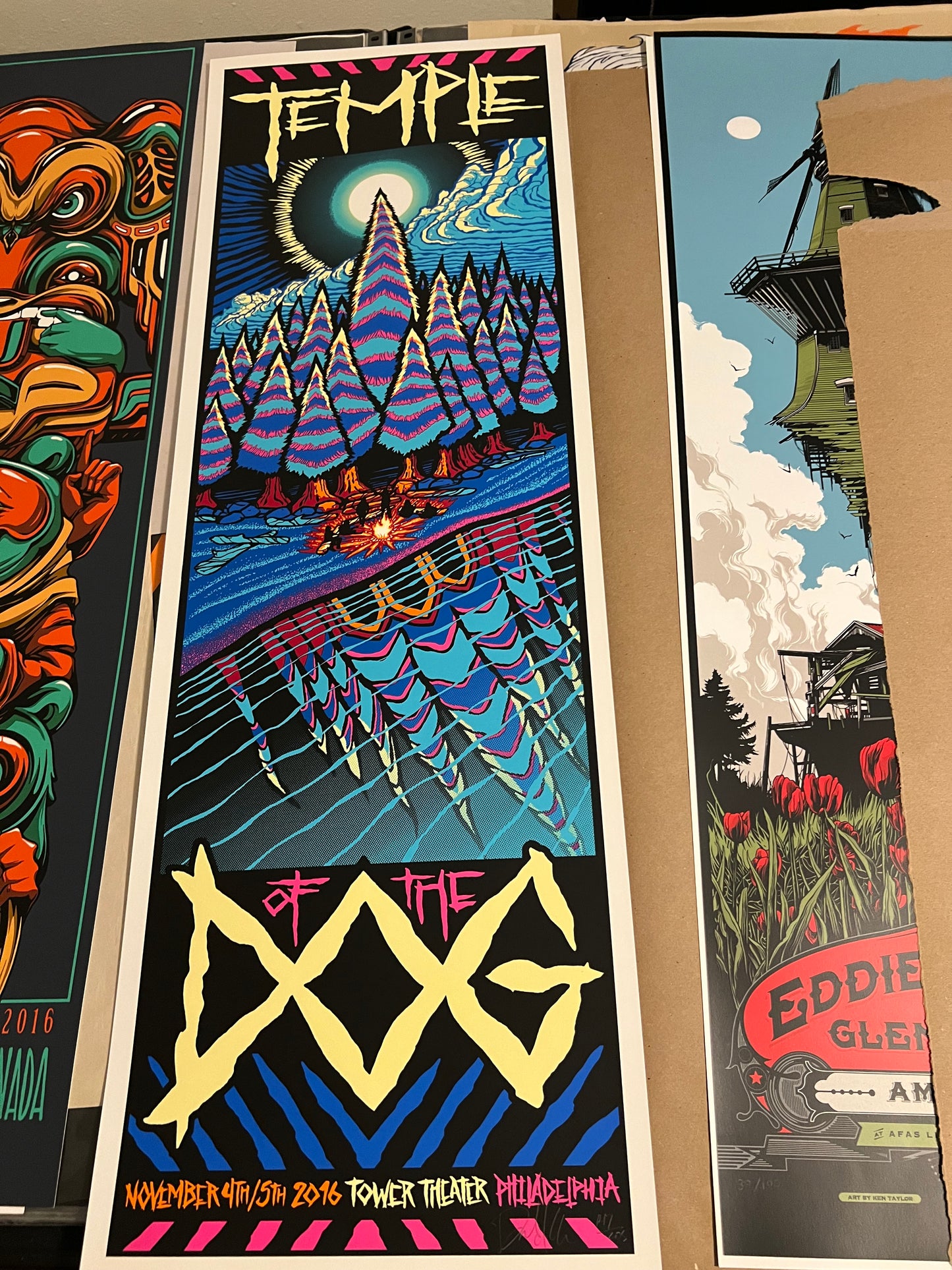 Temple Of The Dog Philadelphia 2016 poster Brad Klausen SIGNED!