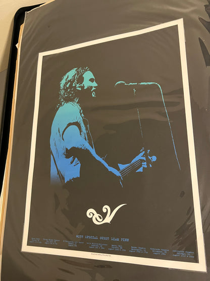 Eddie Vedder Pearl Jam 2008 East Coast Poster by Brad Klausen