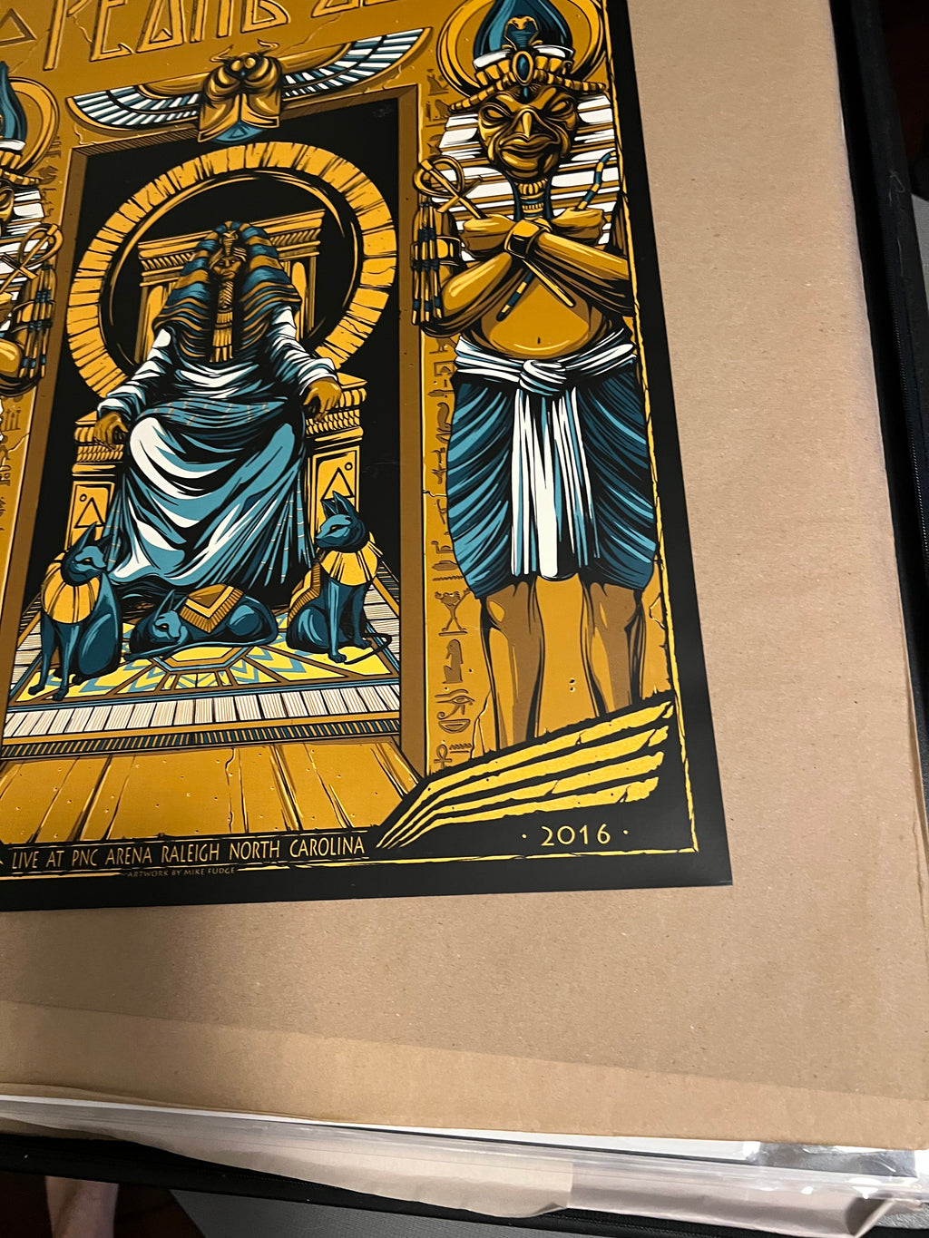Pearl Jam 2016 Raleigh North Carolina poster by Mike Fudge!