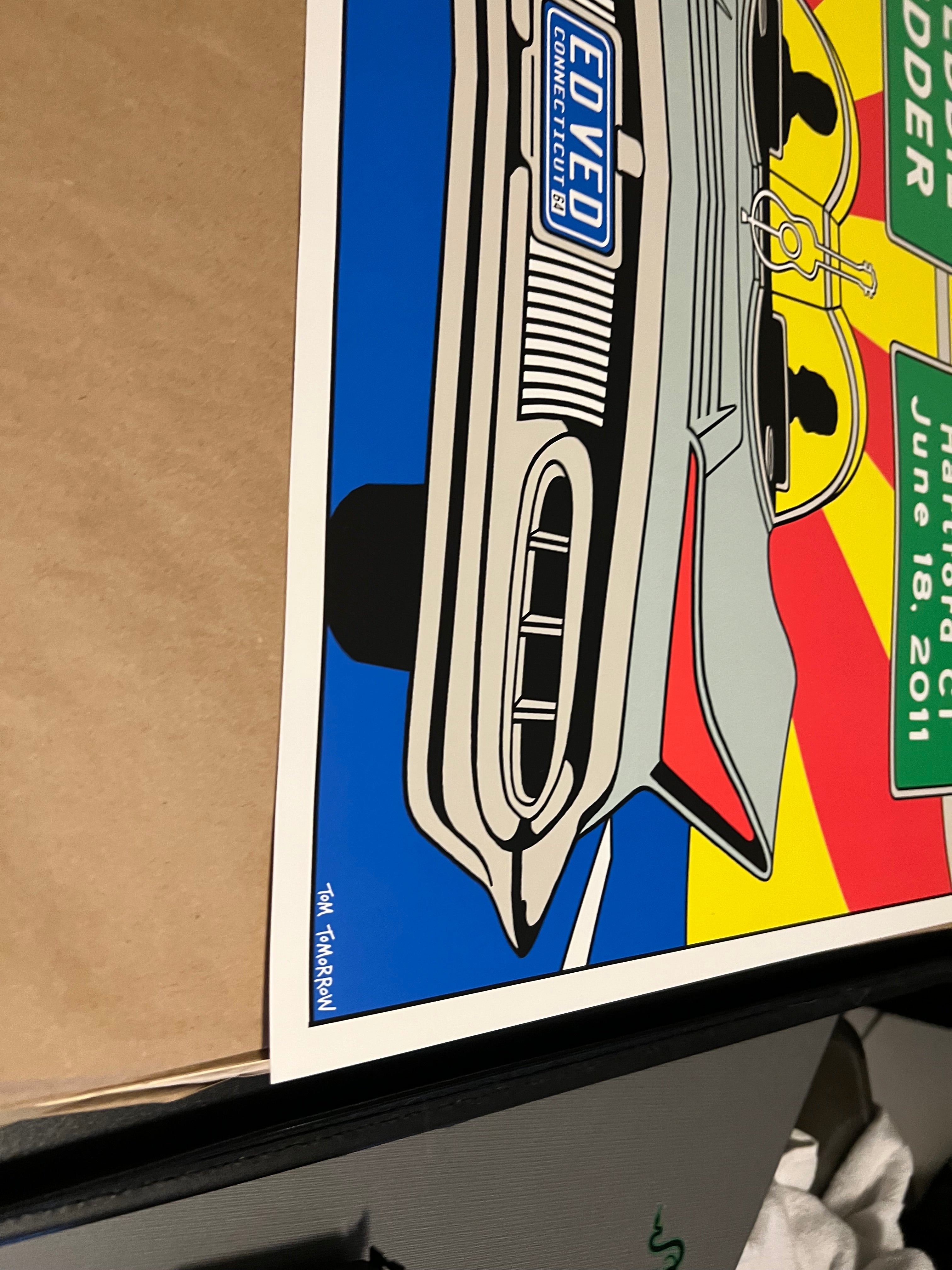 Eddie Vedder June 18 2011 Bushnell Hartford Connecticut Signed Numbered