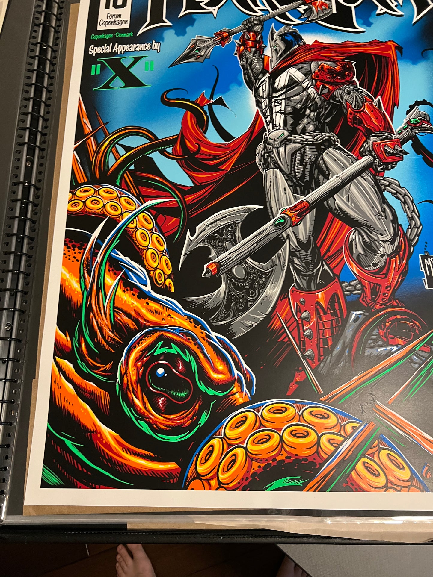 Pearl Jam 2012 Copenhagen Denmark Concert Poster Mcfarlane!