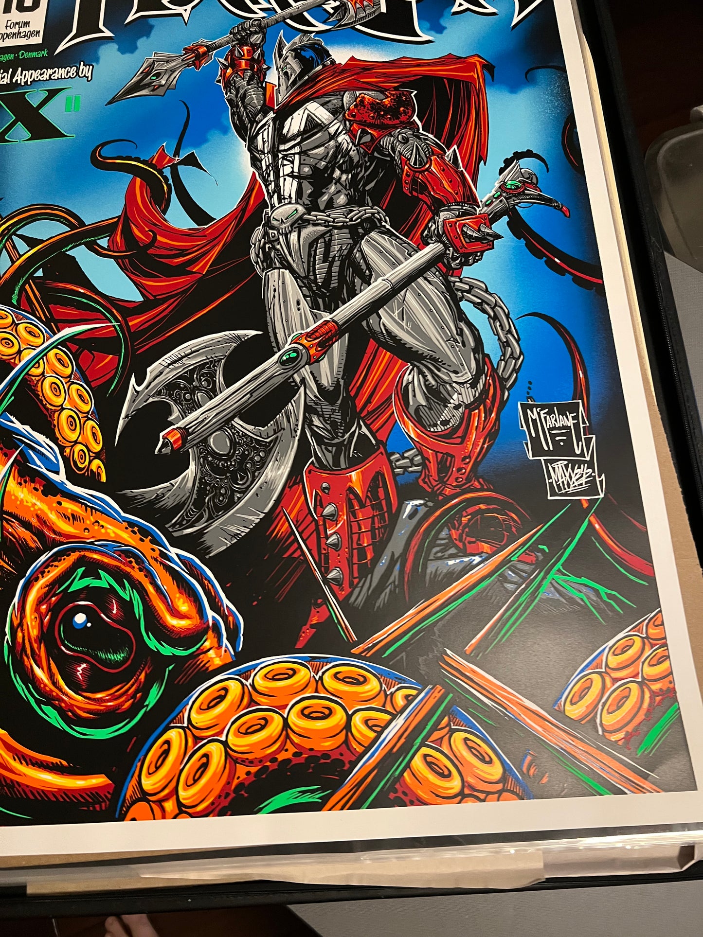 Pearl Jam 2012 Copenhagen Denmark Concert Poster Mcfarlane!