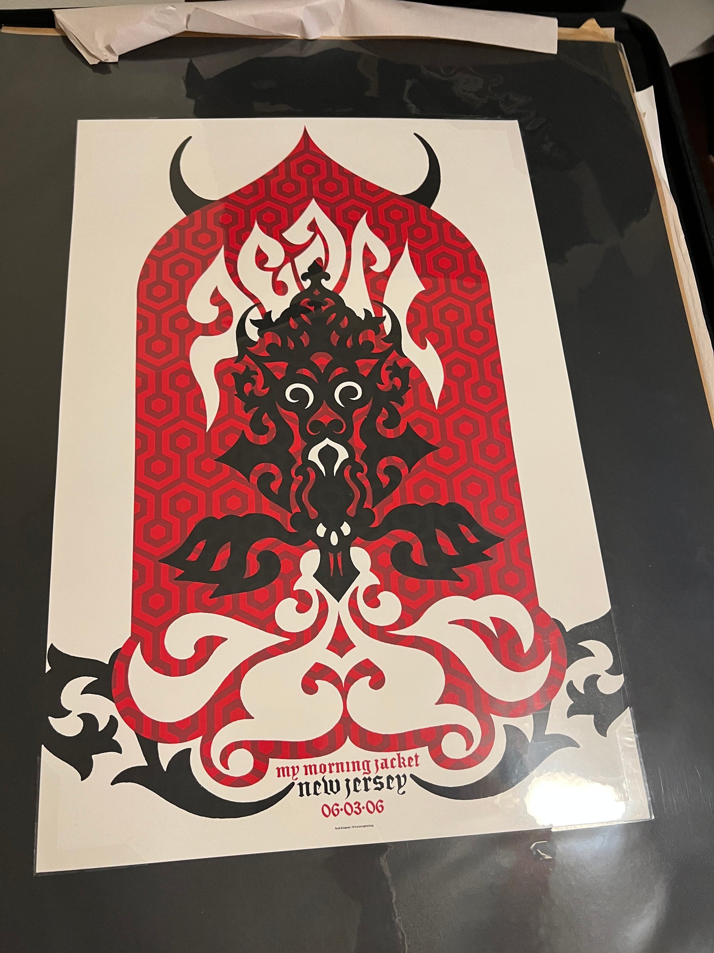 Pearl Jam June 3 2006 East Rutherford Poster By BRAD KLAUSEN SIGNED SN!