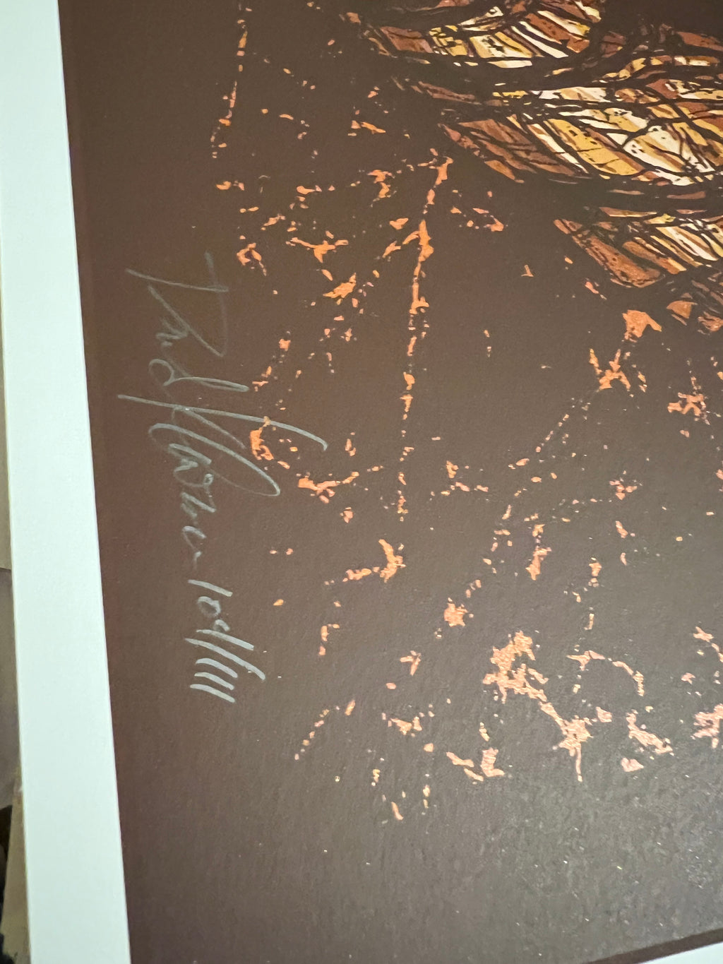 Soundgarden Red Rocks  July 2011 Brad Klausen poster SIGNED SN!  23x19.5!