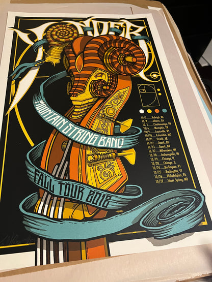 YONDER MOUNTAIN STRING BAND - FALL TOUR 2012 Poster 16x24!