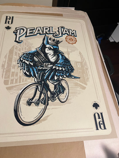 PEARL JAM TORONTO 2016 MARK 5 Poster 18x24!