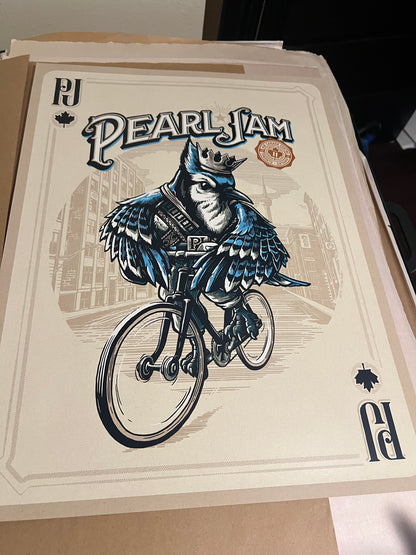 PEARL JAM TORONTO 2016 MARK 5 Poster 18x24!