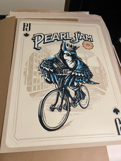 PEARL JAM TORONTO 2016 MARK 5 Poster 18x24!