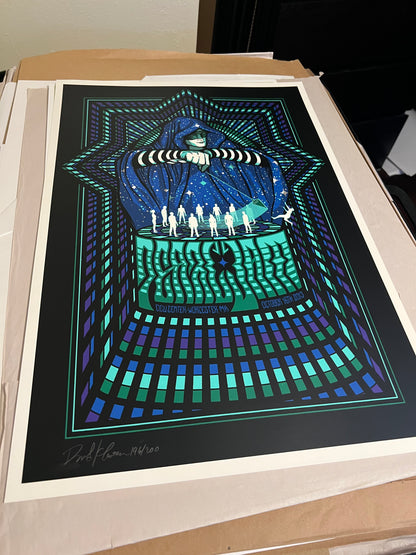 Pearl Jam Worcester MA October 16th 2013 Klausen 16x24 #196/200!